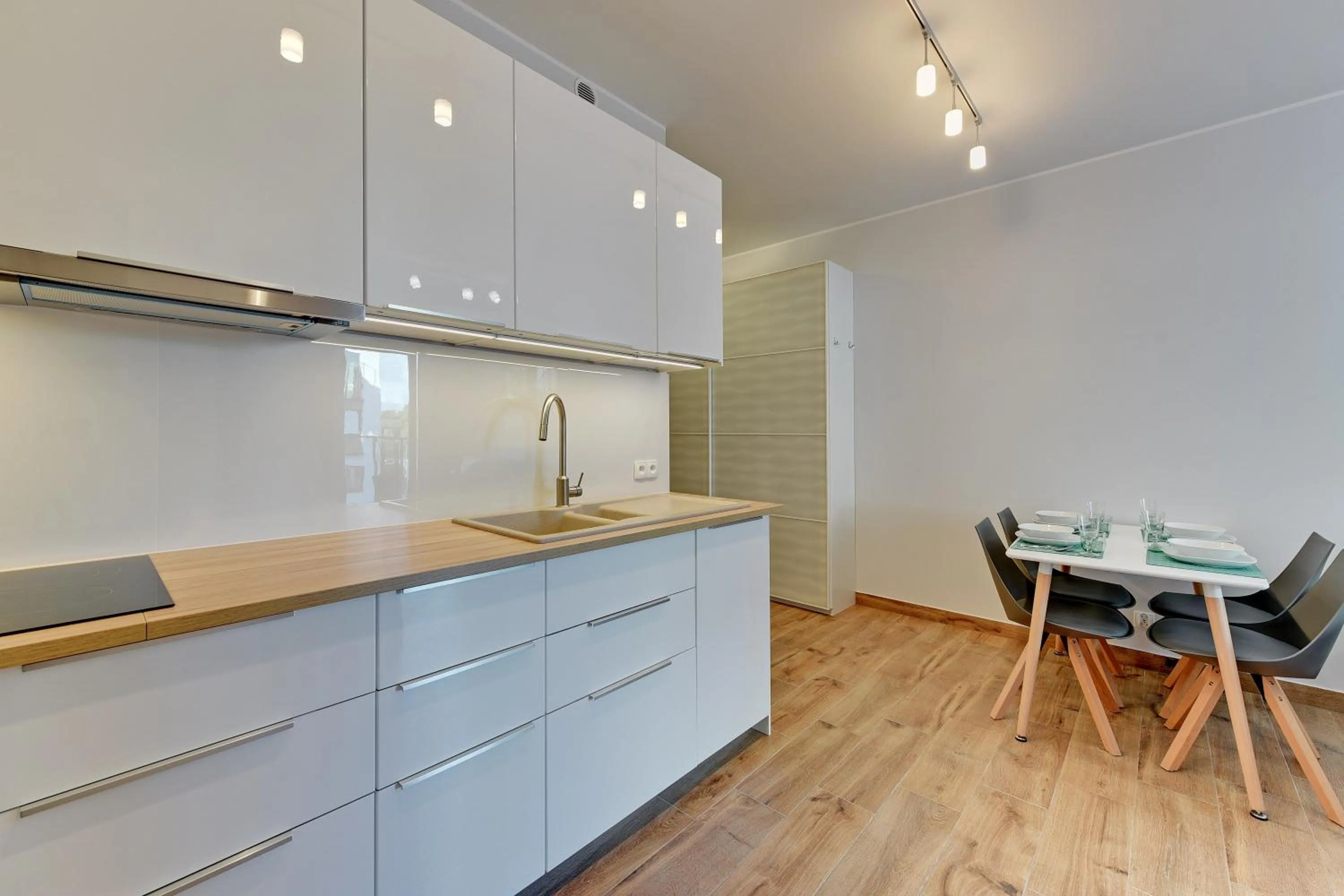 Kitchen or kitchenette in INA Rent - Tre Mare Apartamenty