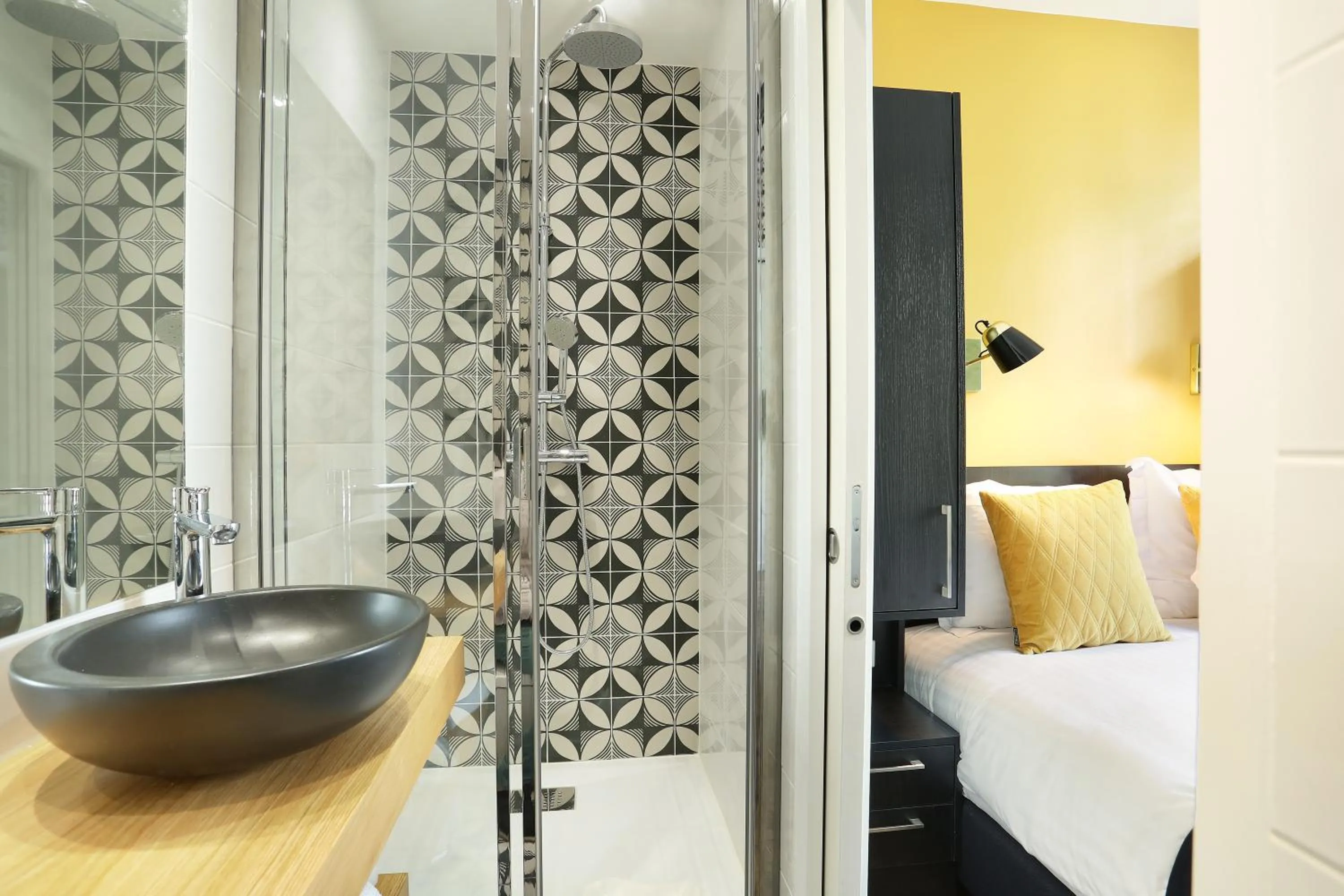 Bathroom, Bed in YAYS Paris Zola by Numa