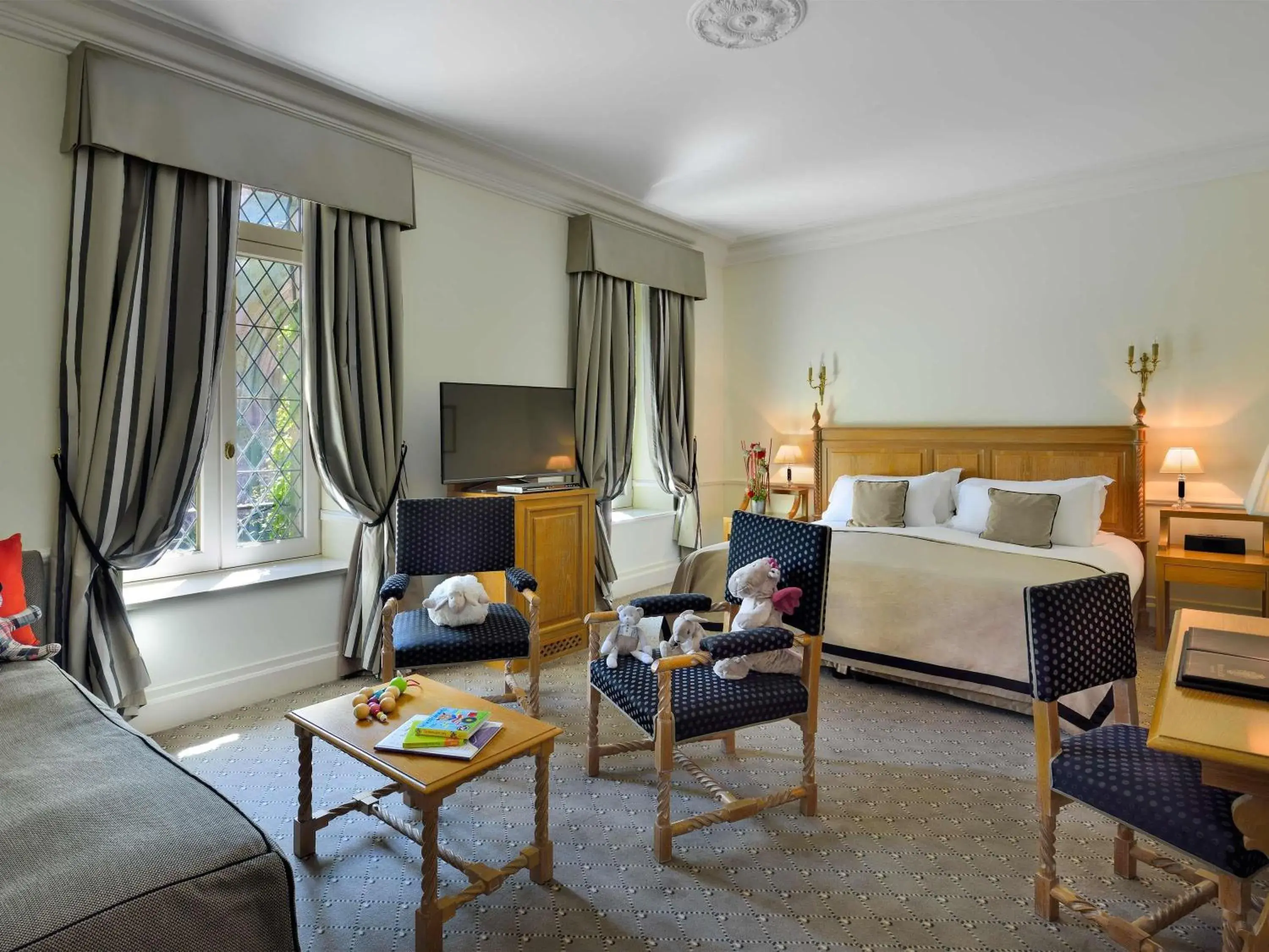 Bedroom, Bed in Hotel de la Cité Carcassonne - MGallery Collection Bedroom, Bed in Hotel de la Cité Carcassonne - MGallery Collection