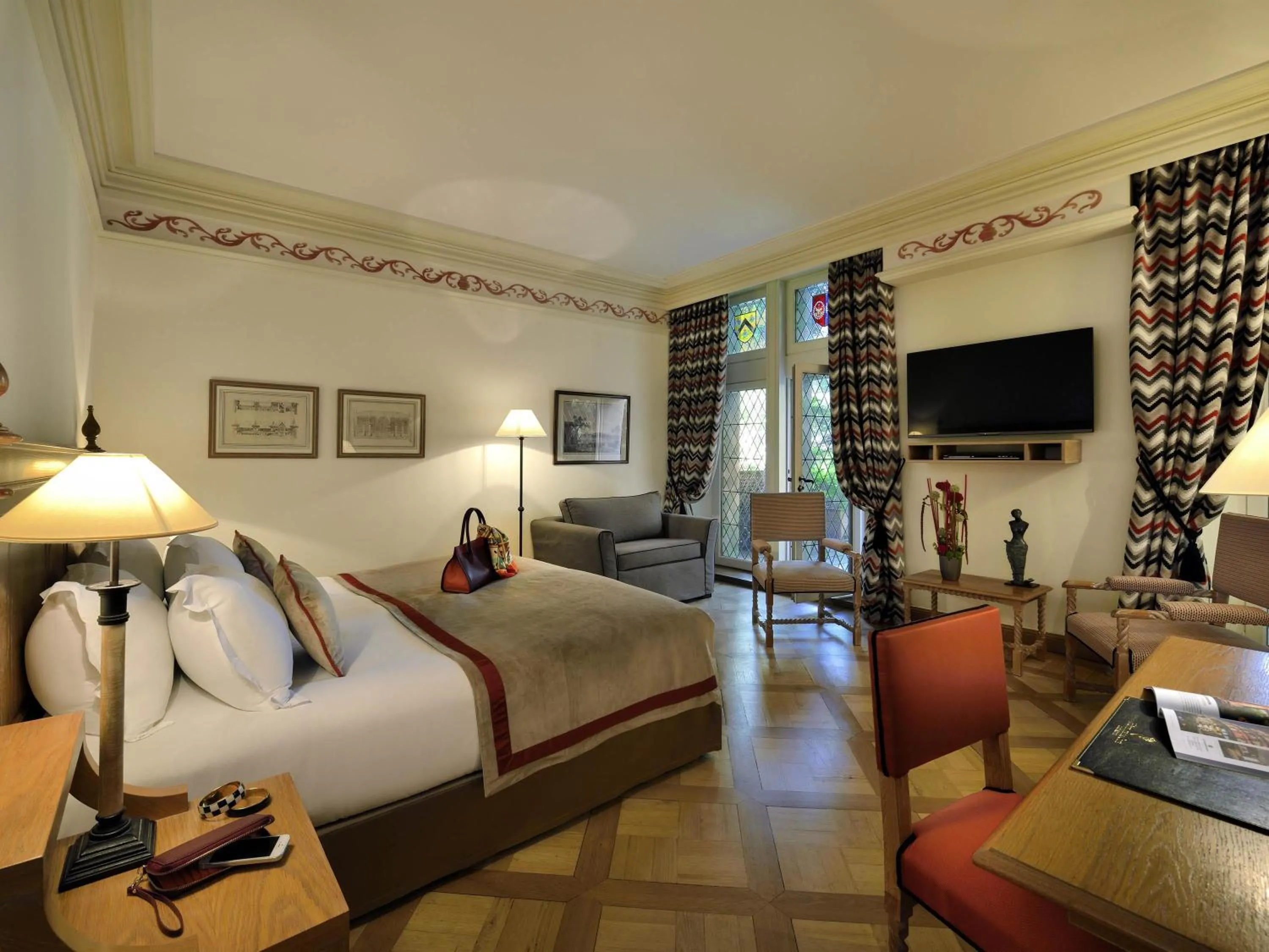 Bedroom, Bed in Hotel de la Cité Carcassonne - MGallery Collection