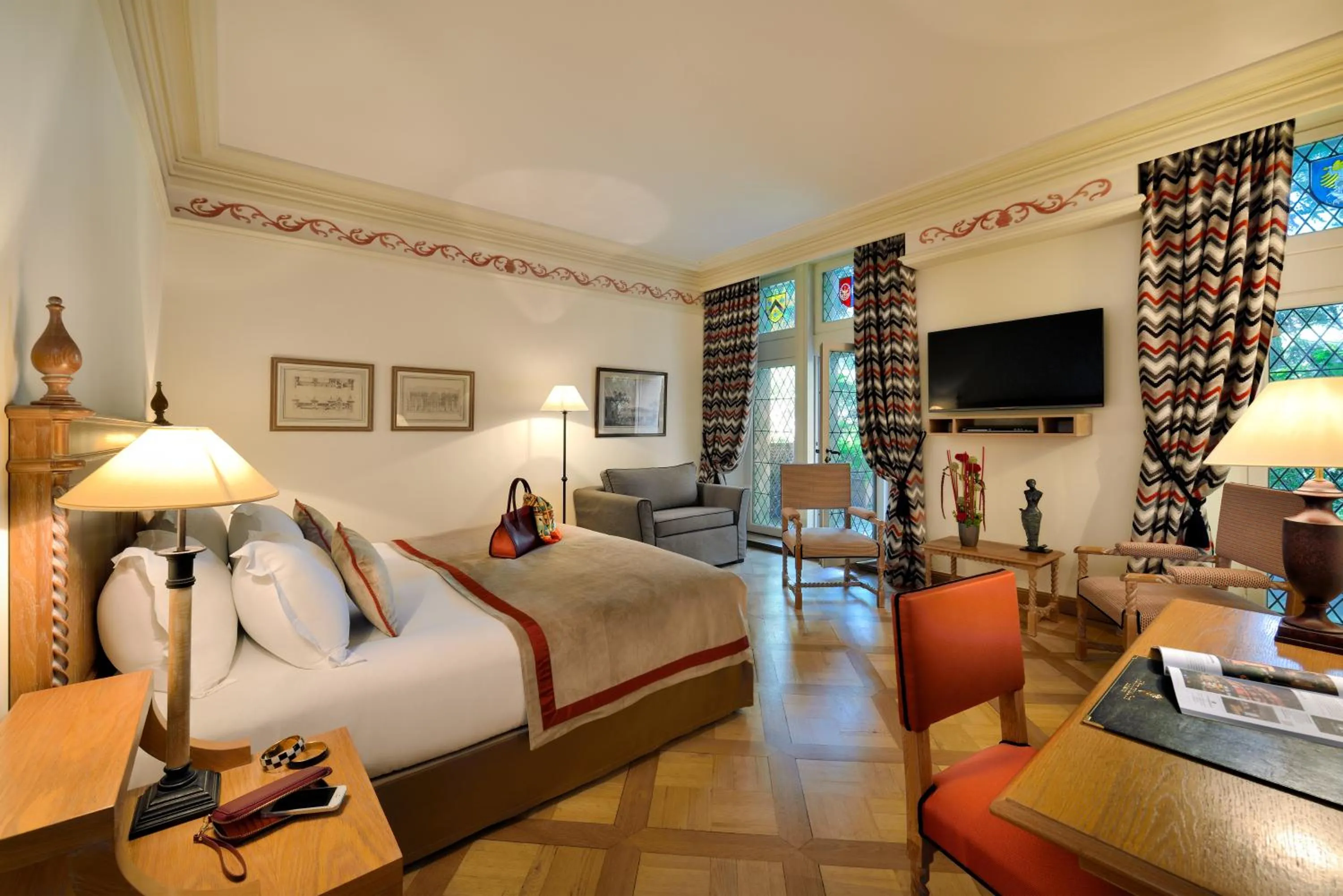 Bedroom, Bed in Hotel de la Cité Carcassonne - MGallery Collection