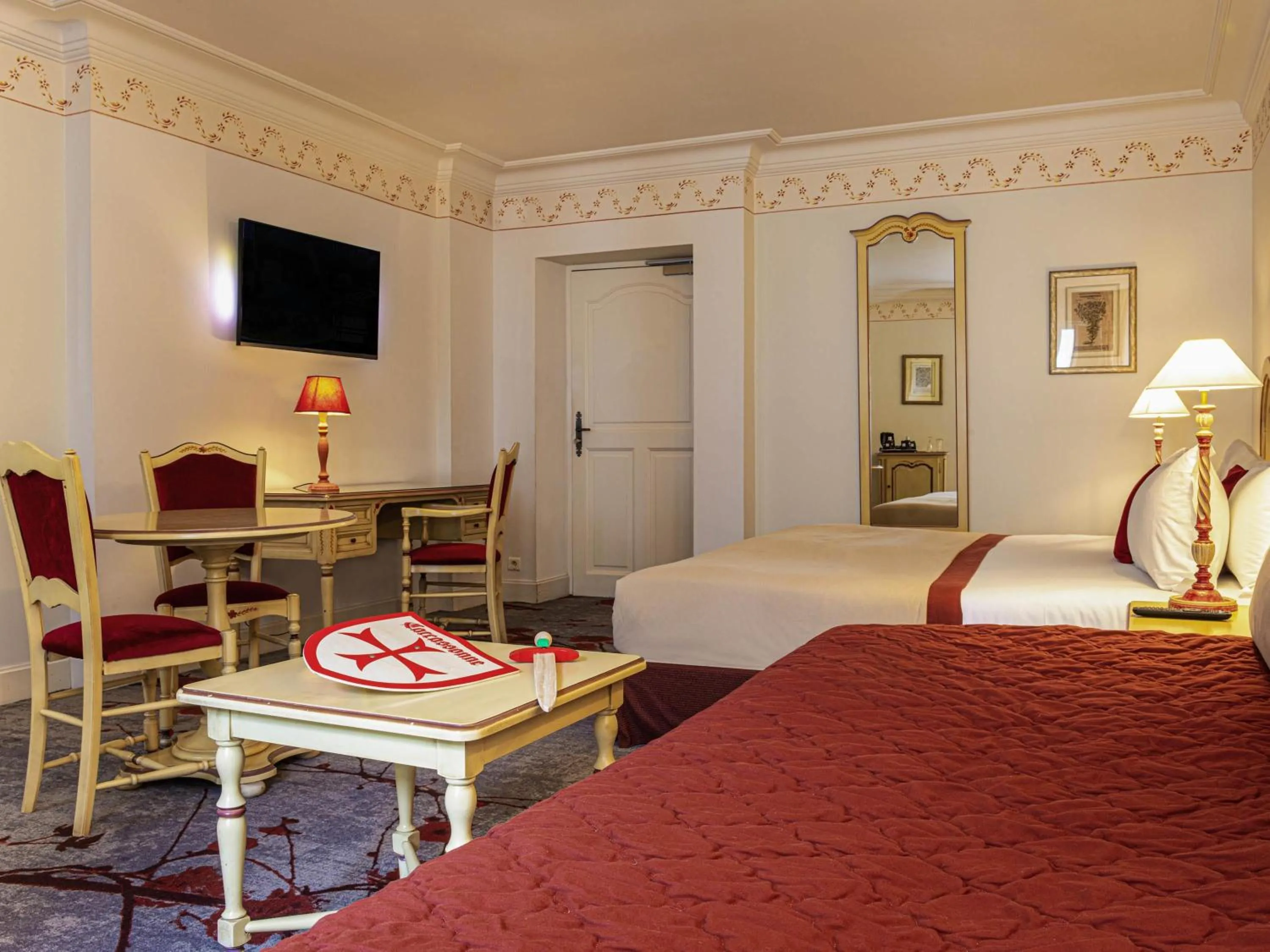 Bedroom, Bed in Hotel de la Cité Carcassonne - MGallery Collection