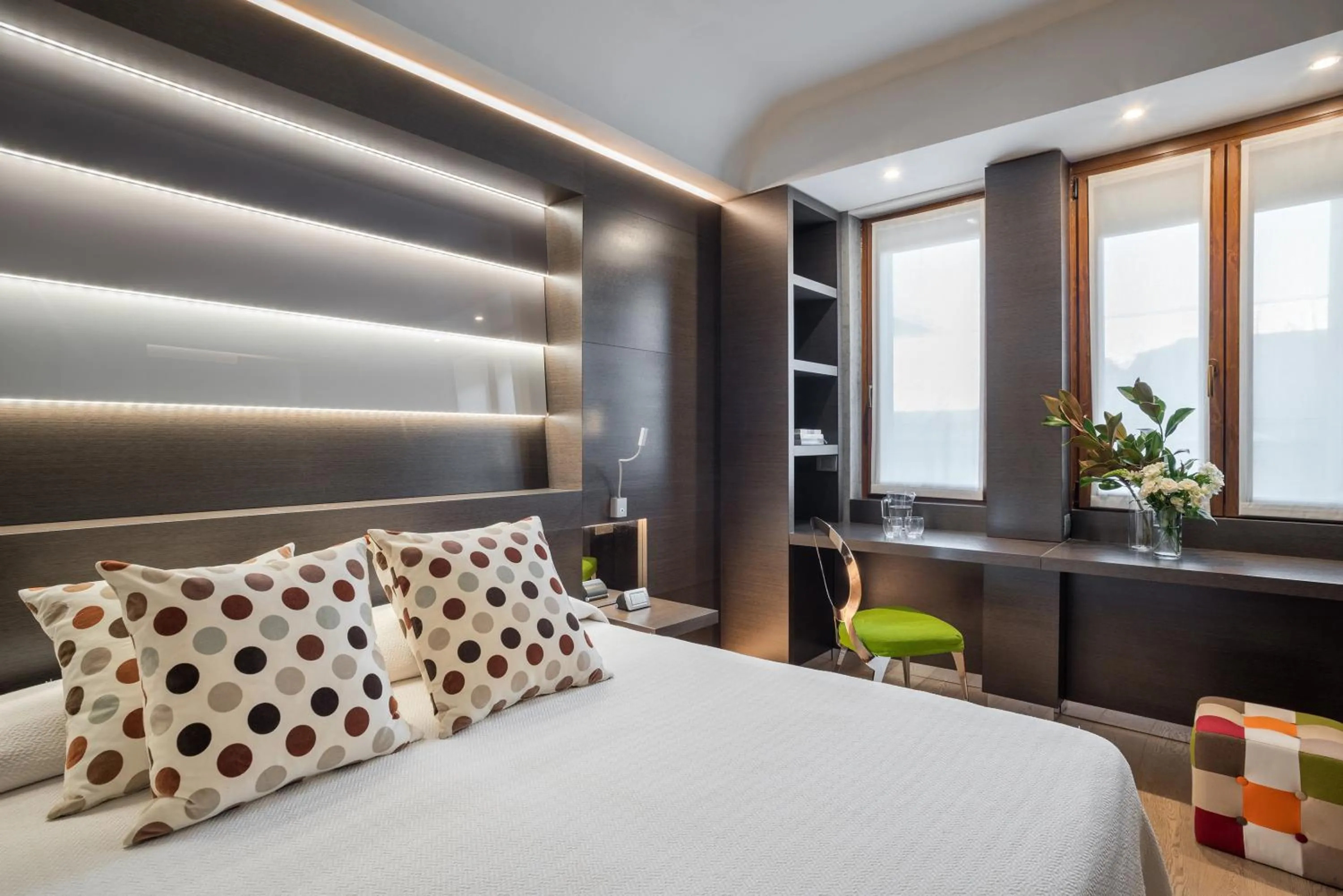 Bed in Hotel Mastino