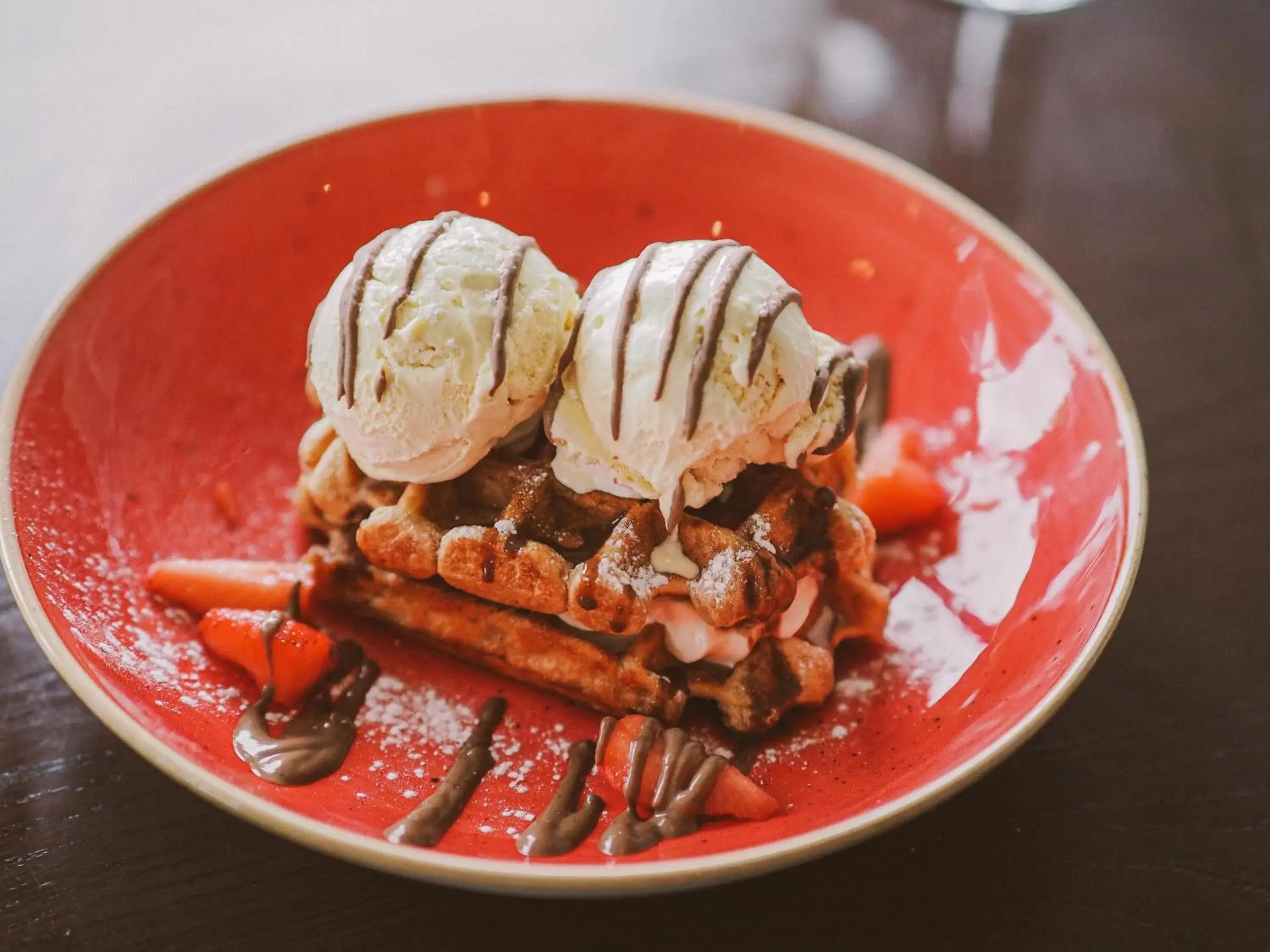 Food close-up in Menlo Park Hotel Food close-up in Menlo Park Hotel