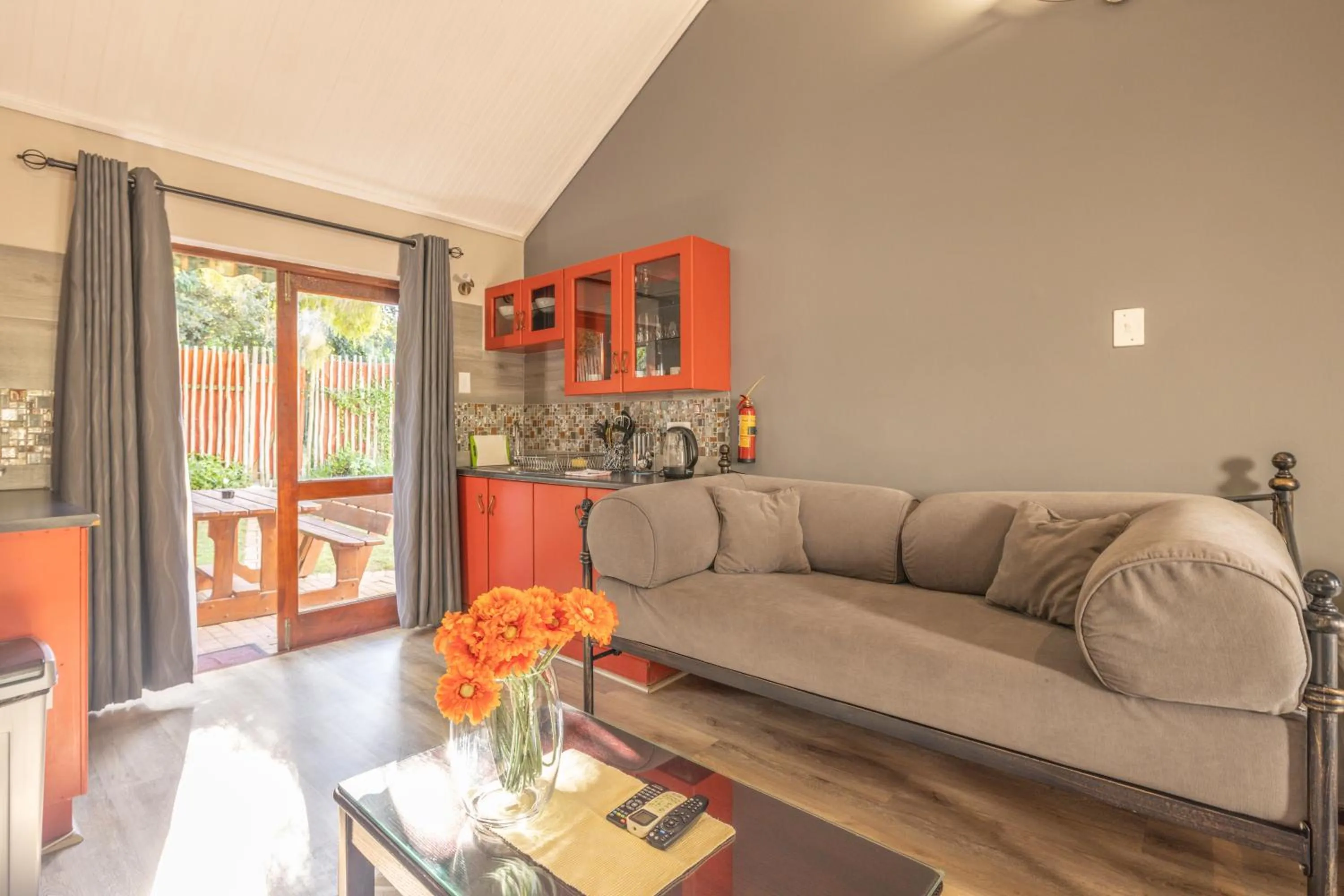 Living room in 1-on-Ross