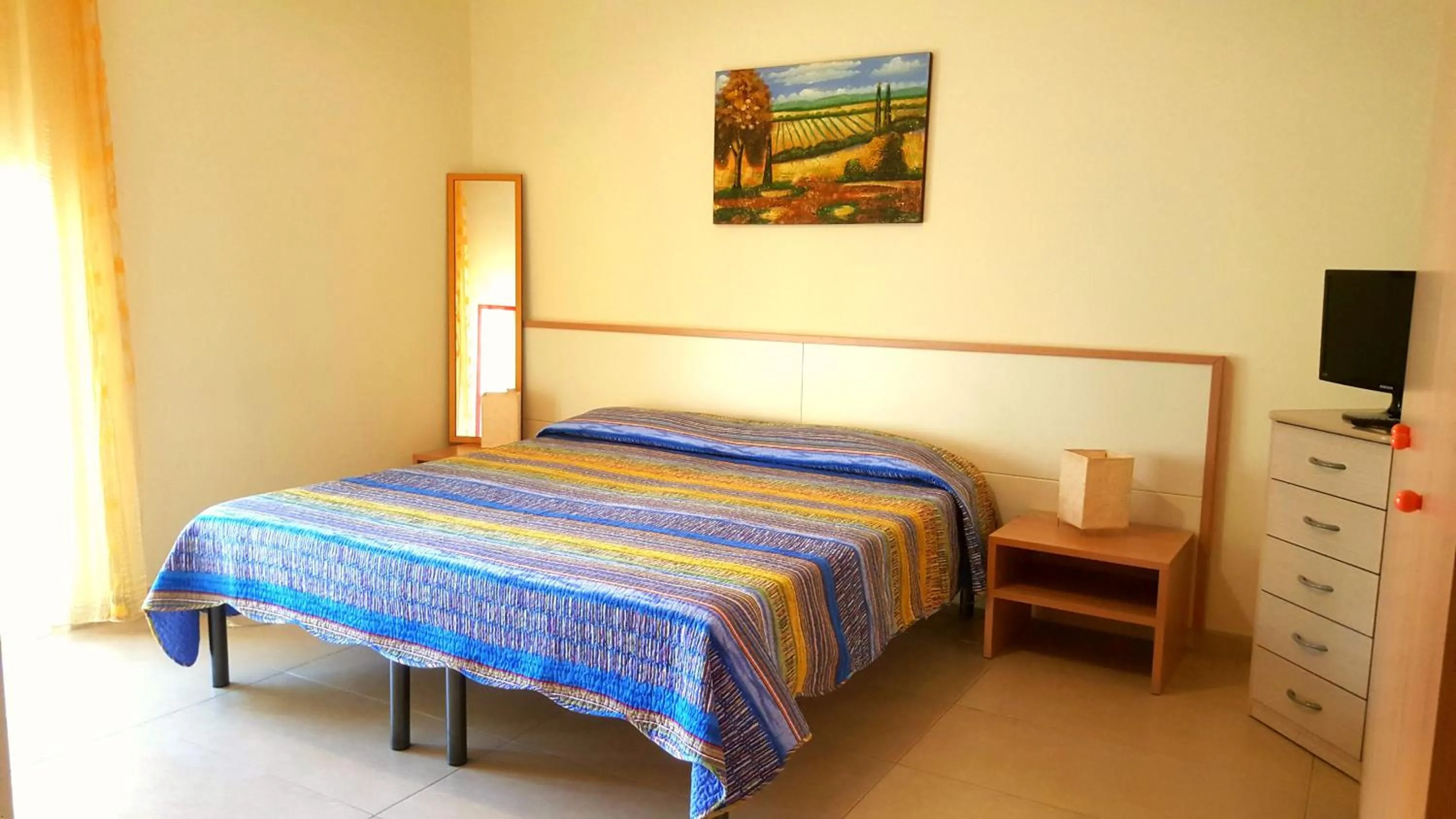 Bedroom, Bed in B&B La Villetta Gela