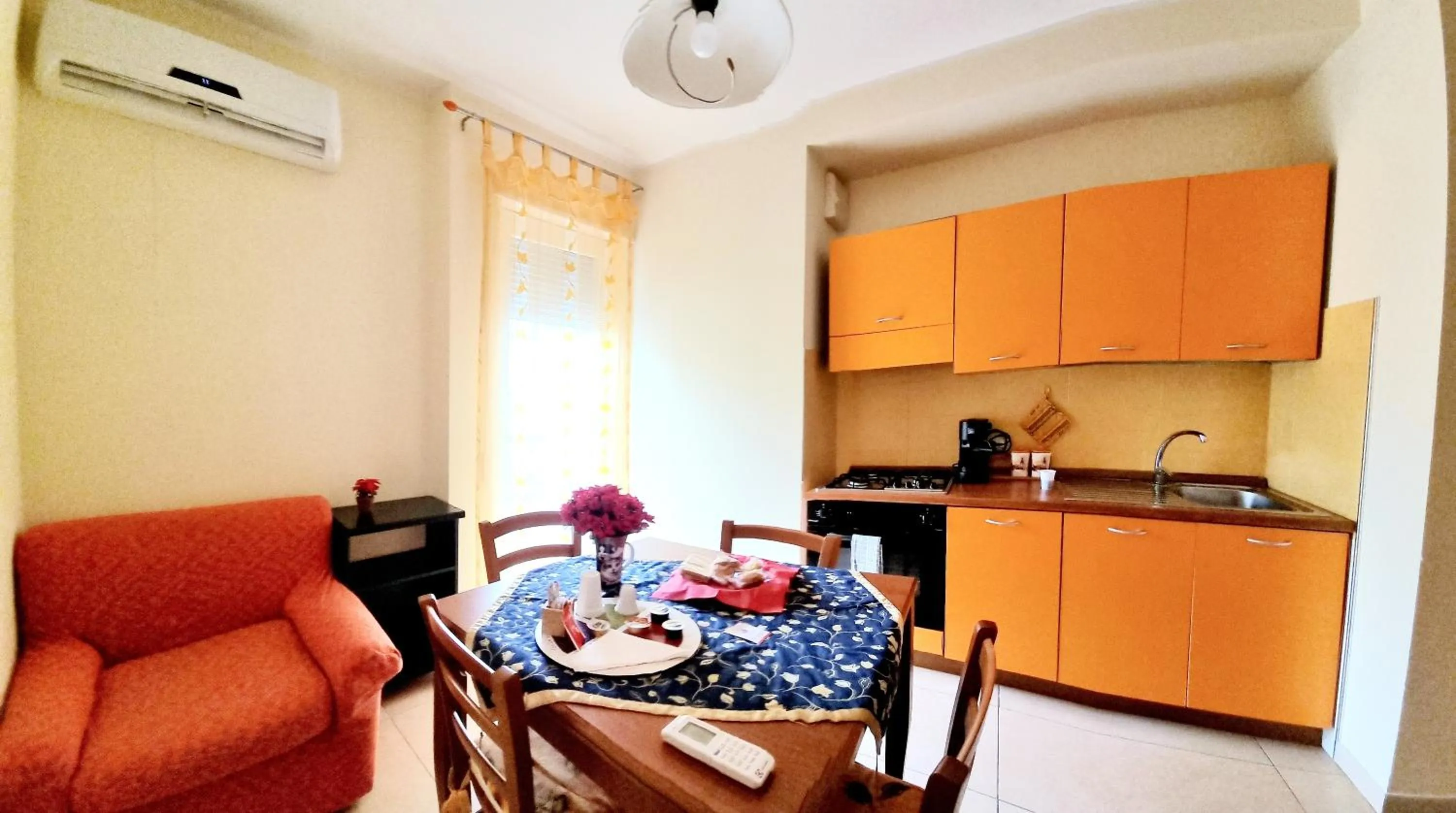 Kitchen or kitchenette in B&B La Villetta Gela
