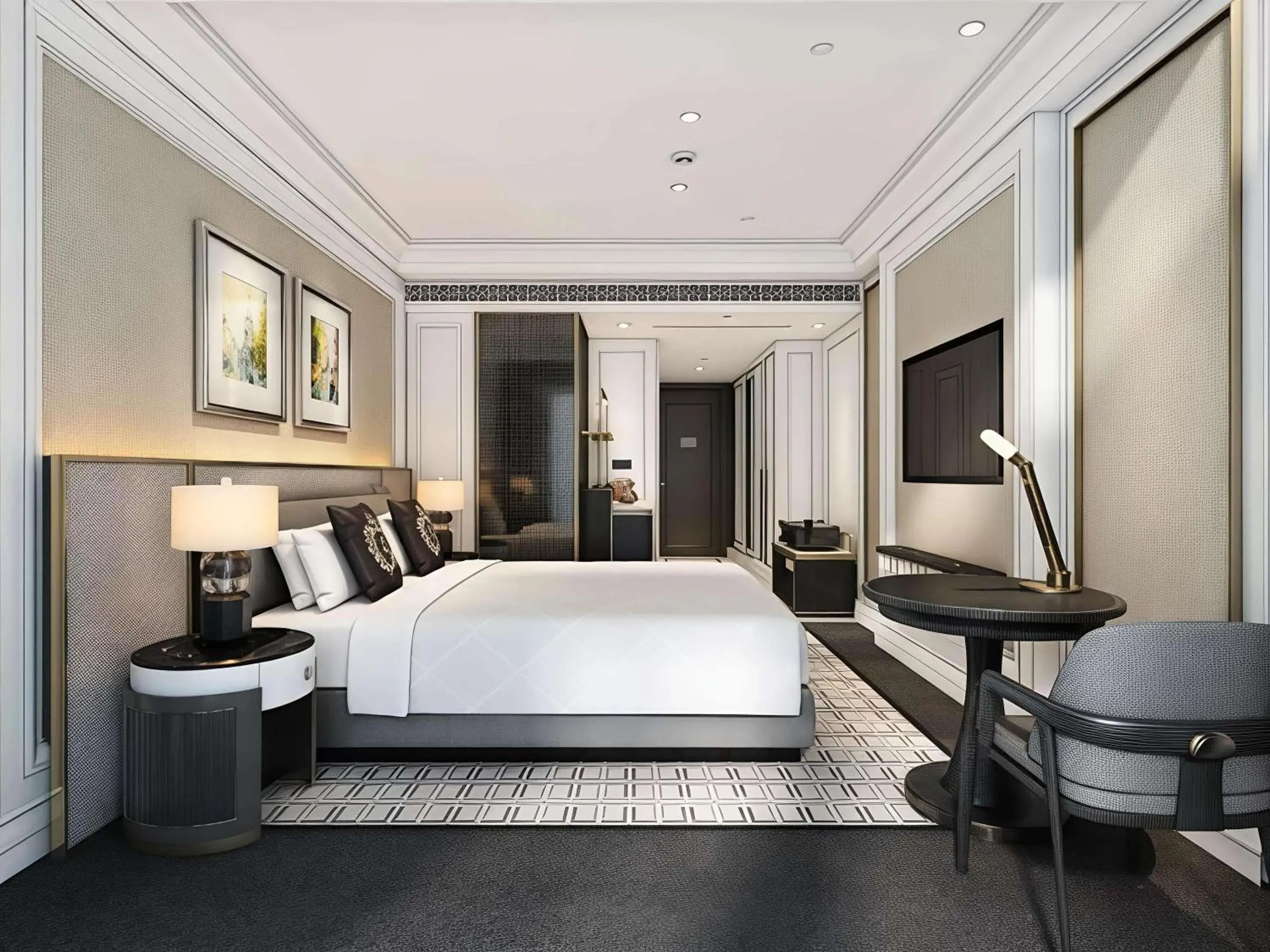 Bedroom, Bed in Pullman Beijing South - Newly Renovated Bedroom, Bed in Pullman Beijing South - Newly Renovated