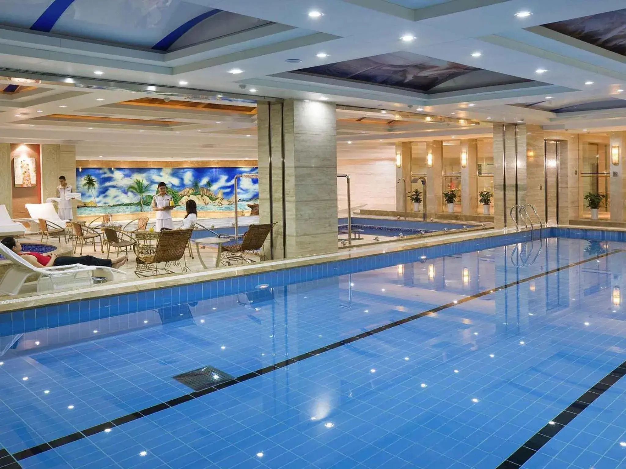 Pool view in Pullman Beijing South - Newly Renovated Pool view in Pullman Beijing South - Newly Renovated