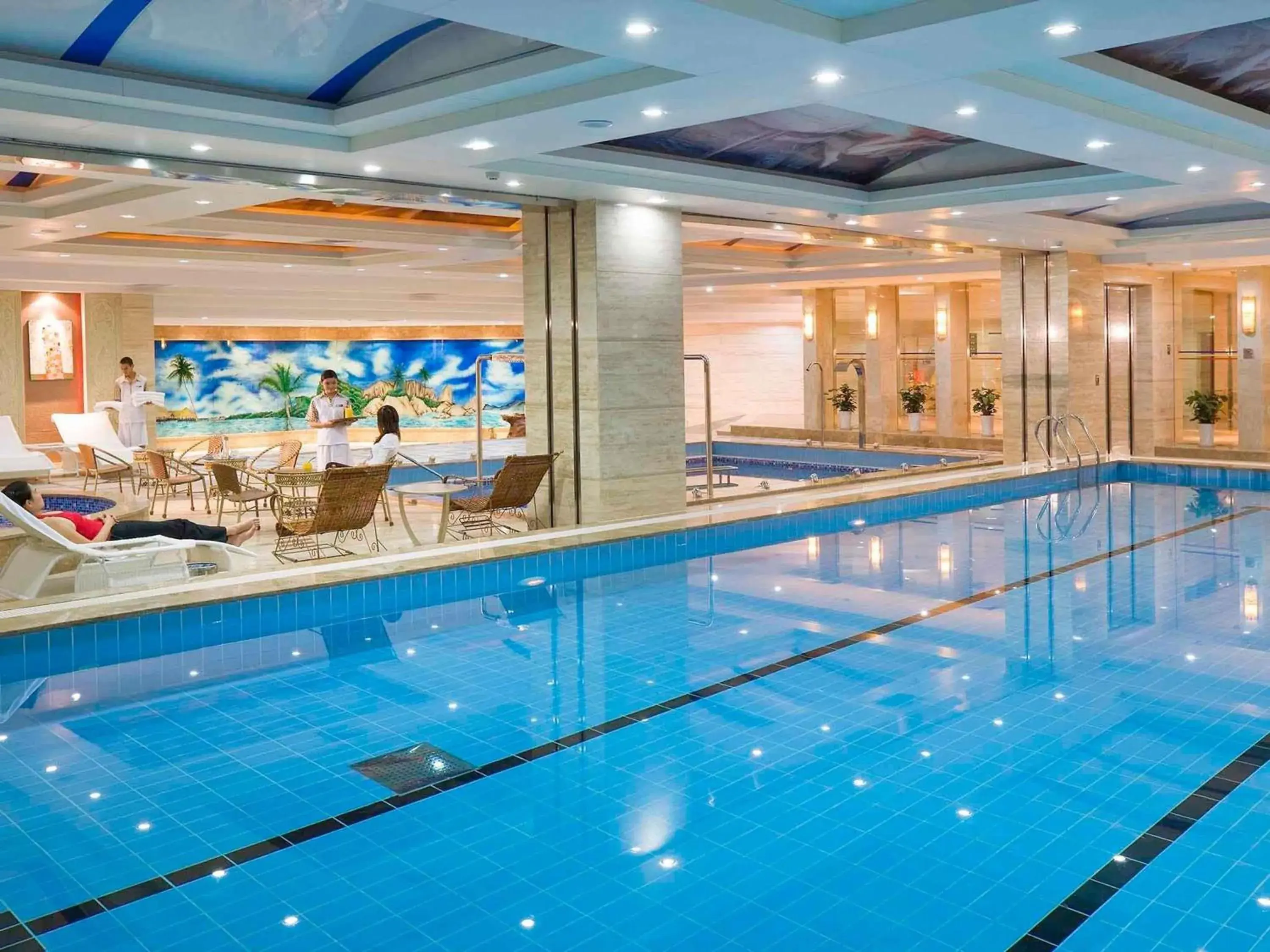 Pool view in Pullman Beijing South - Newly Renovated Pool view in Pullman Beijing South - Newly Renovated