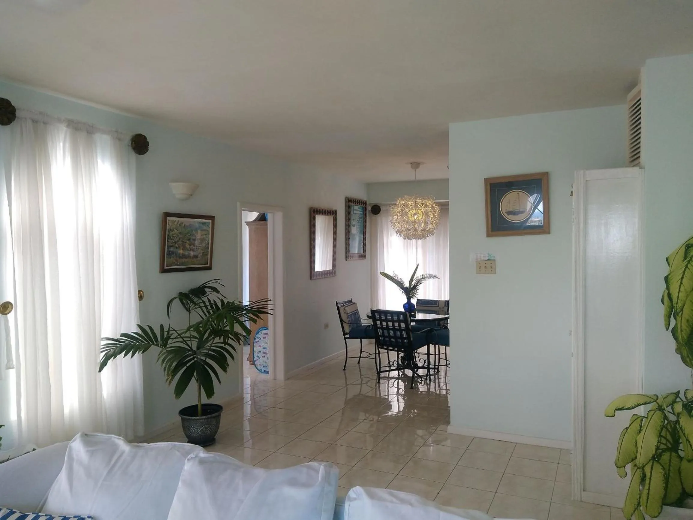 Dining area in Blue Topaz