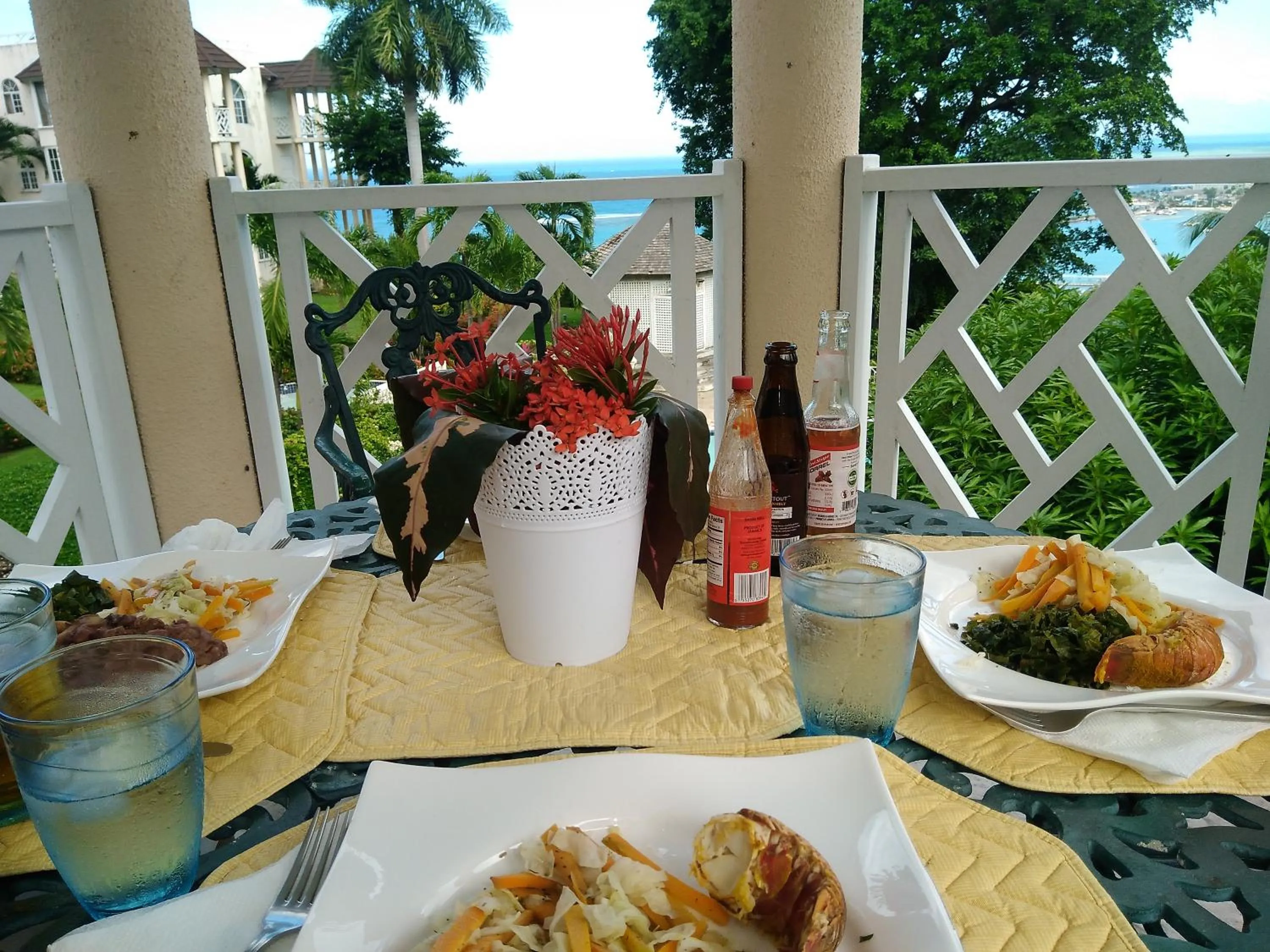 Food close-up in Blue Topaz