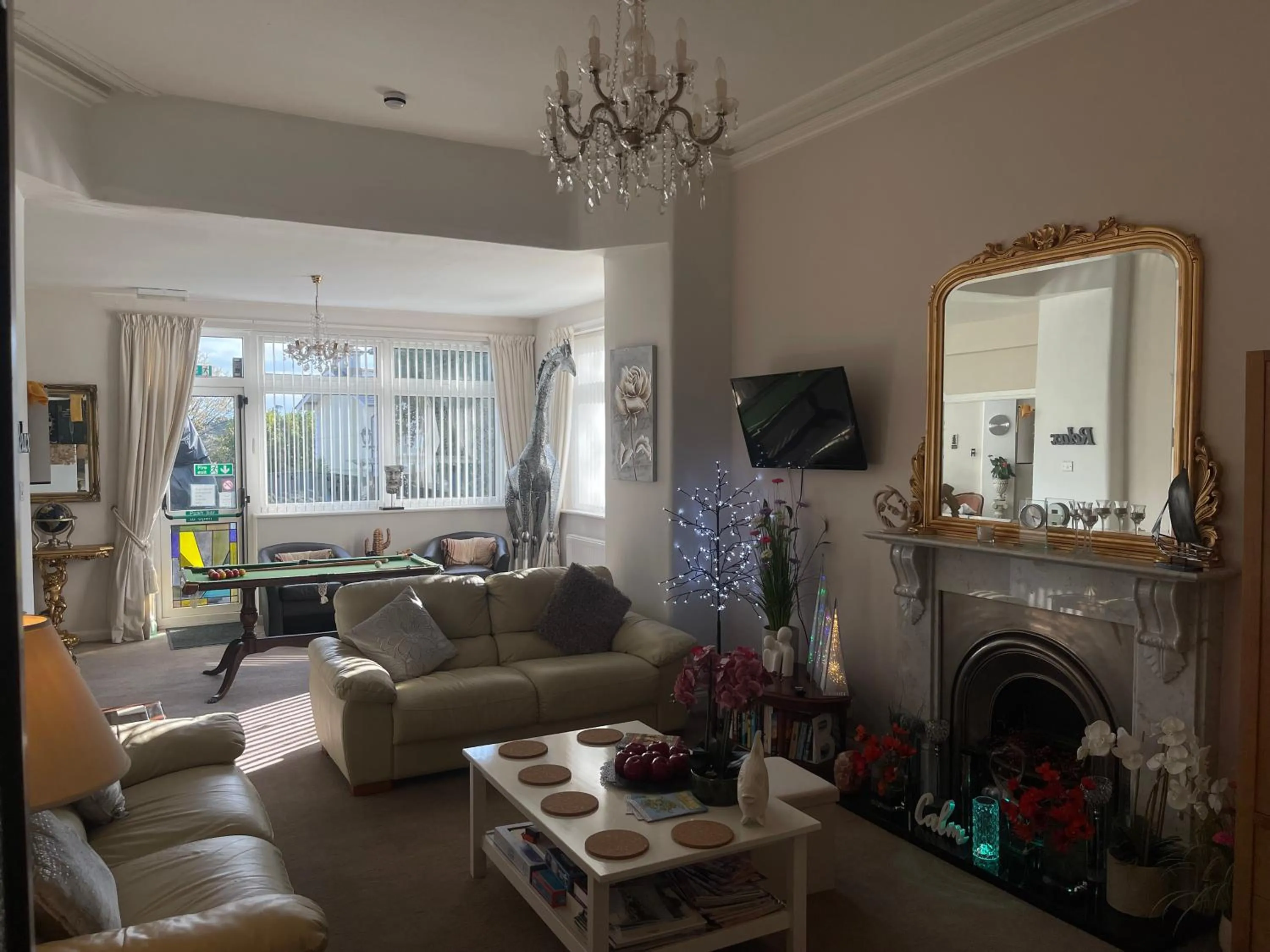Communal lounge/ TV room in The Southbourne Villa