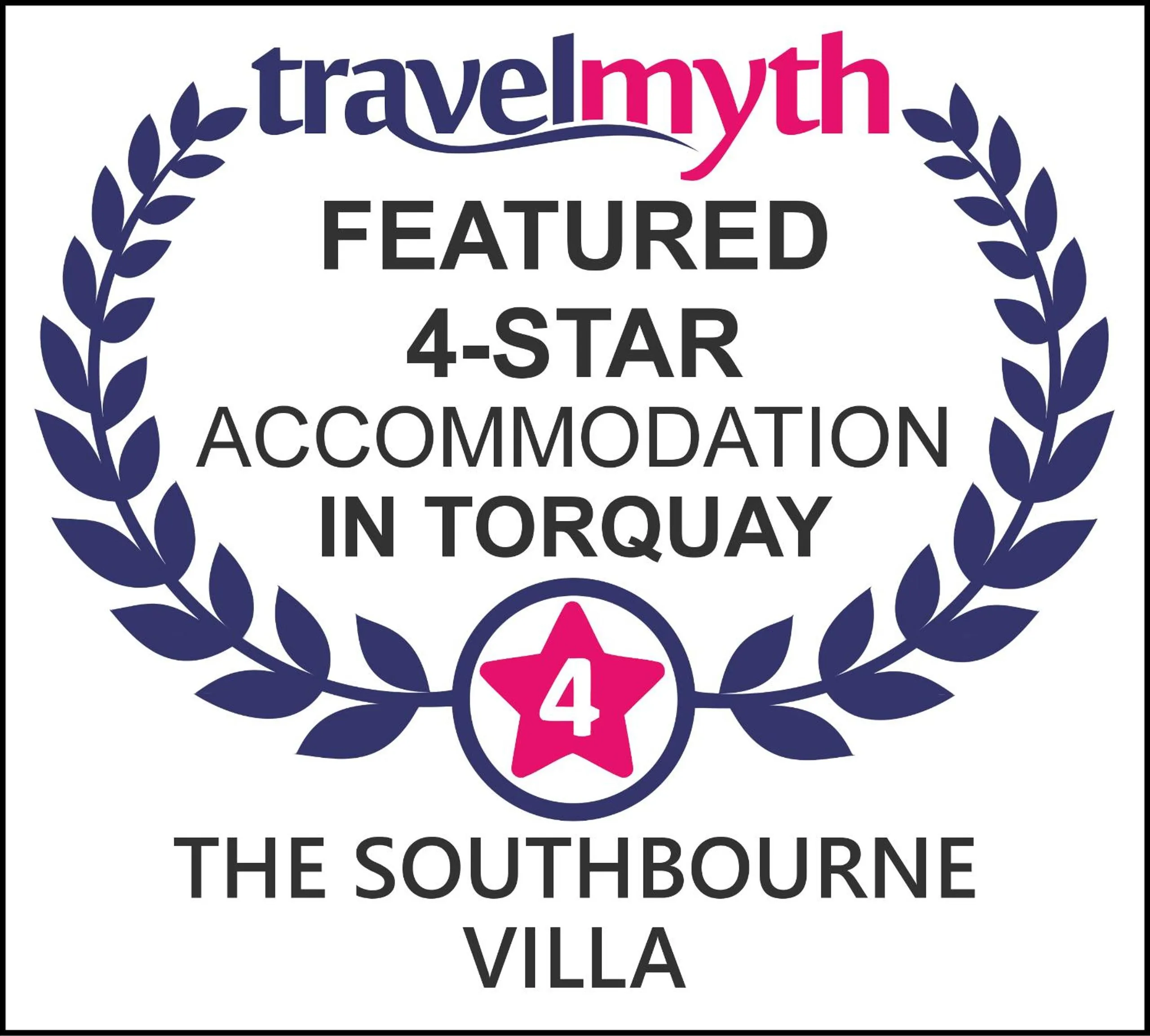 Certificate/Award in The Southbourne Villa