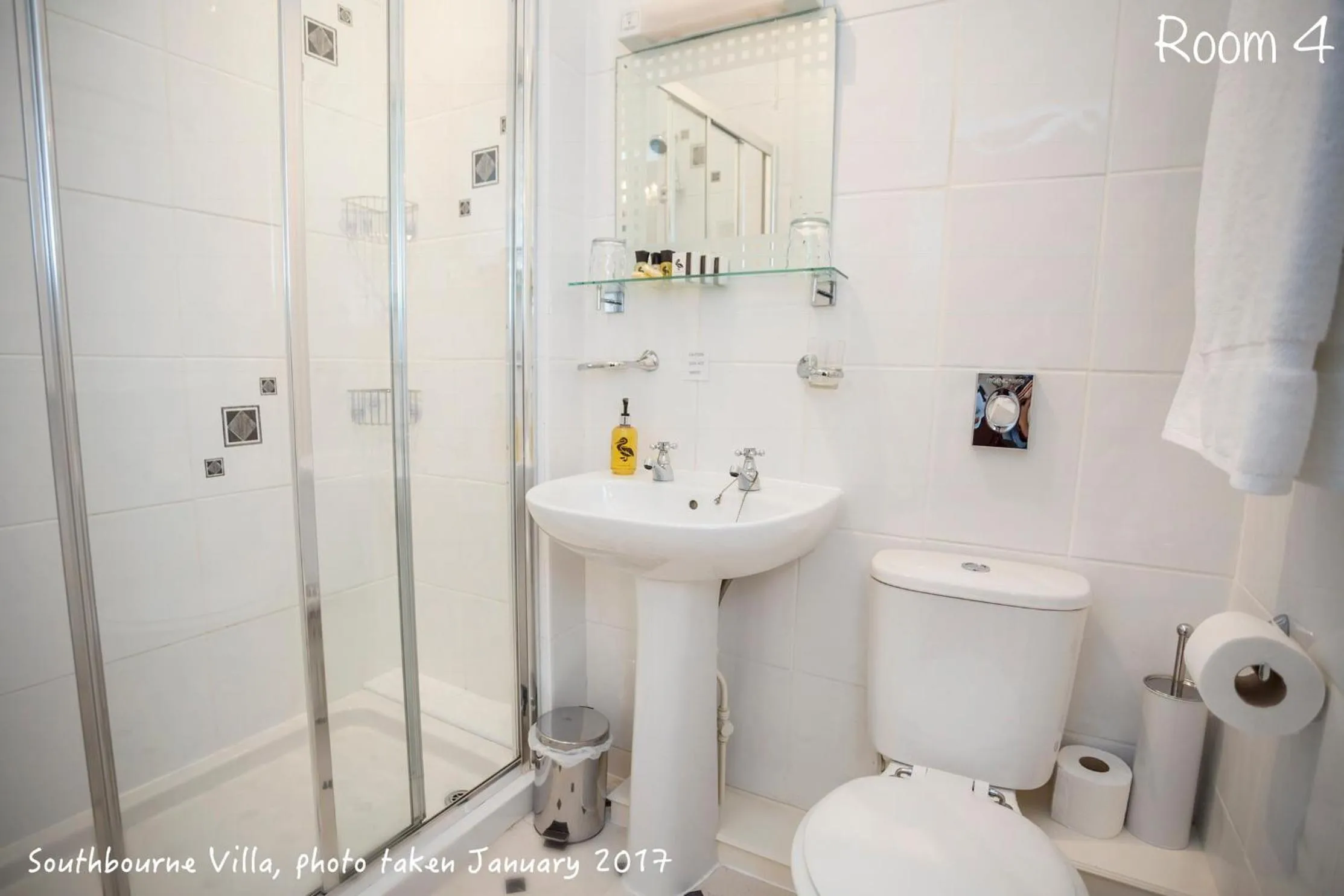 Shower in The Southbourne Villa