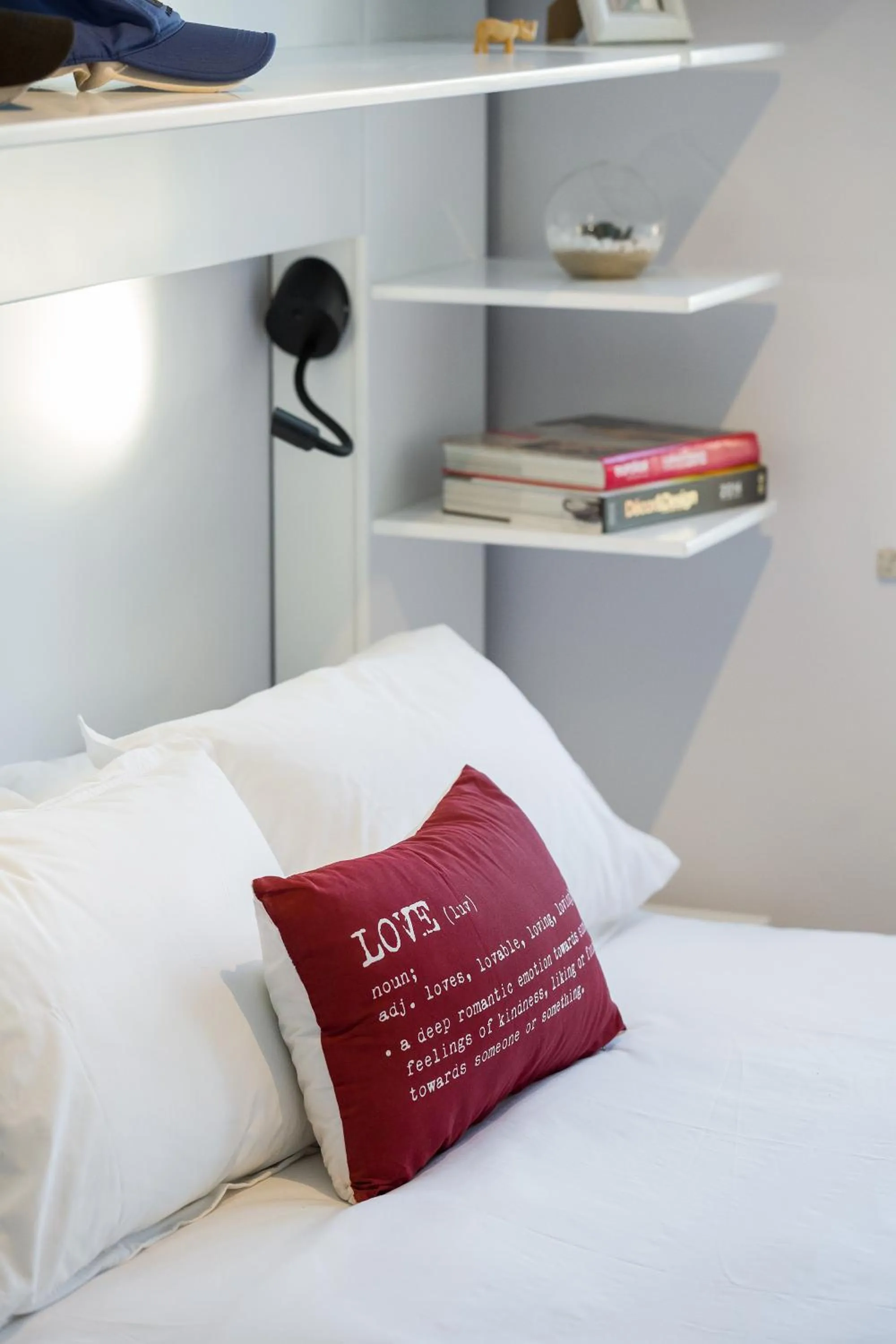 Decorative detail, Bed in 106 On Adderley Accommodation