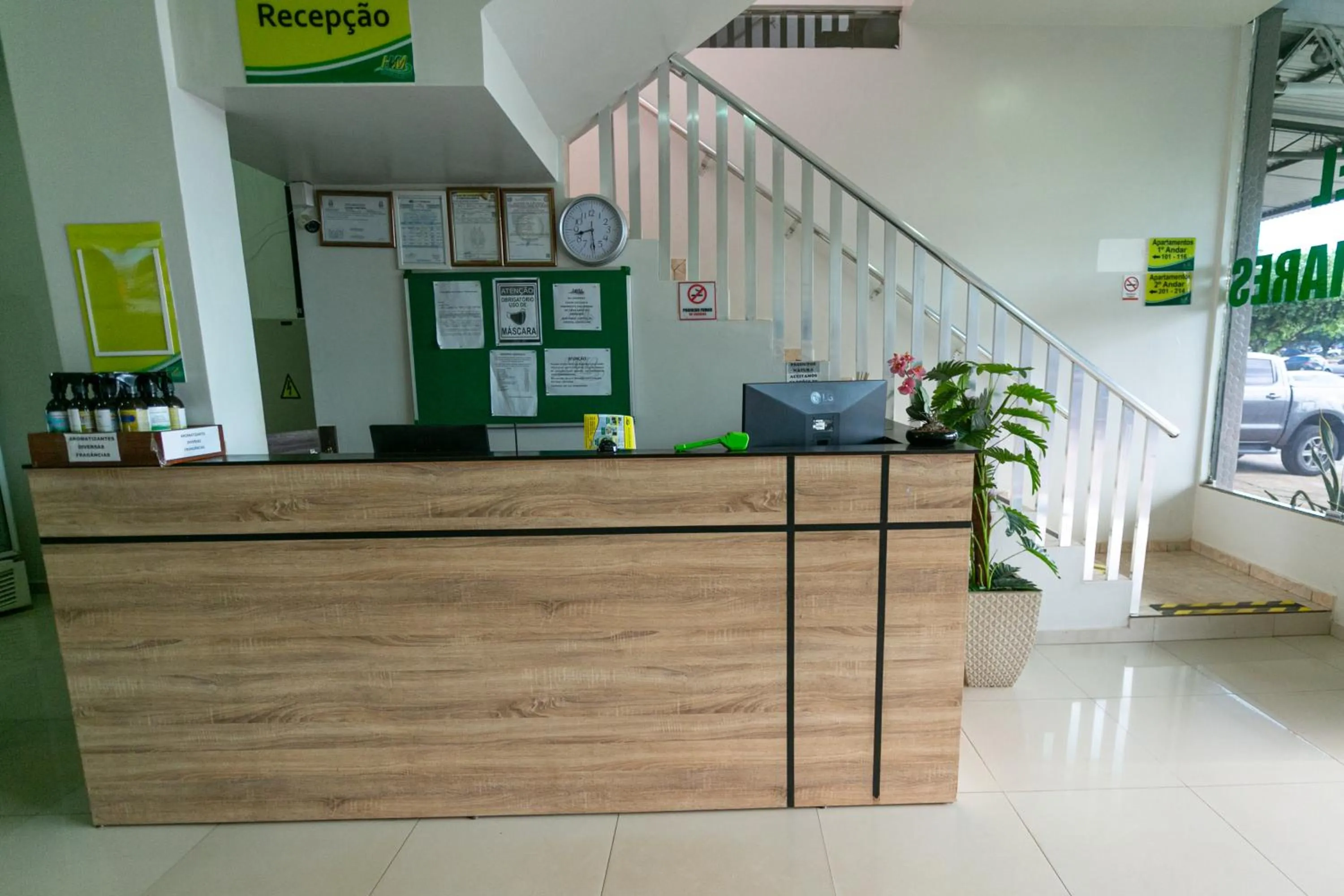Lobby or reception in Hotel Verde Mares