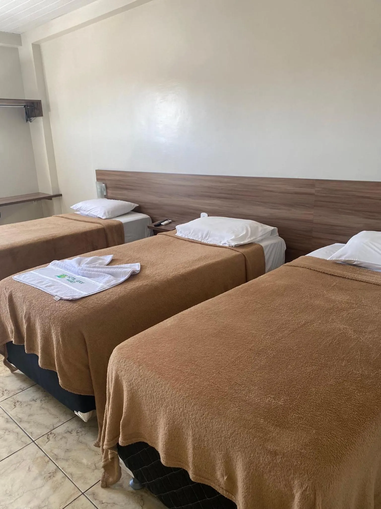 Bed in Hotel Verde Mares