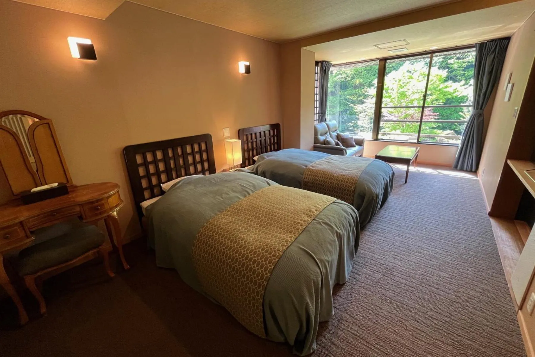 Bedroom, Bed in Minakamisansou