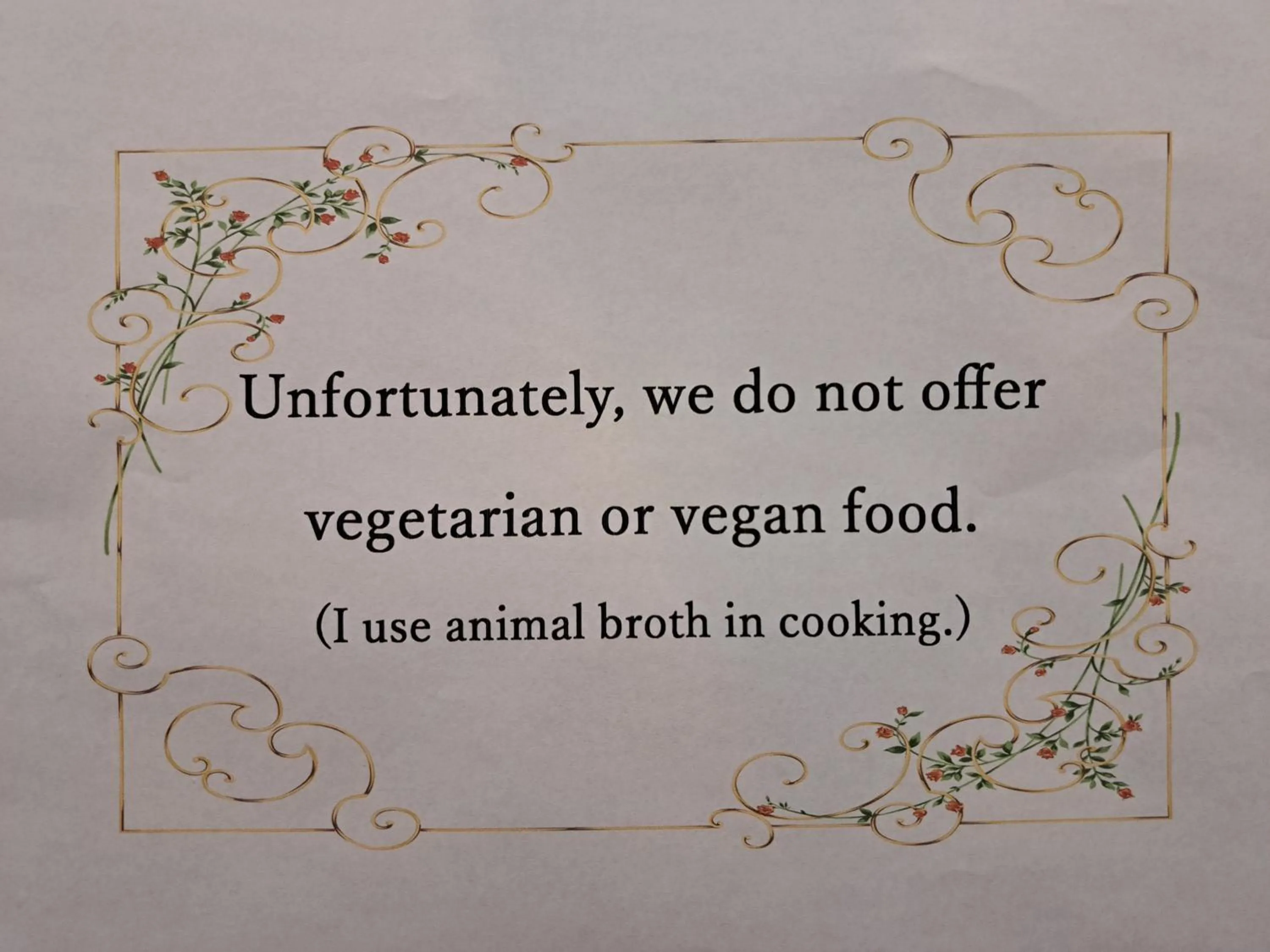 Food and drinks in Minakamisansou