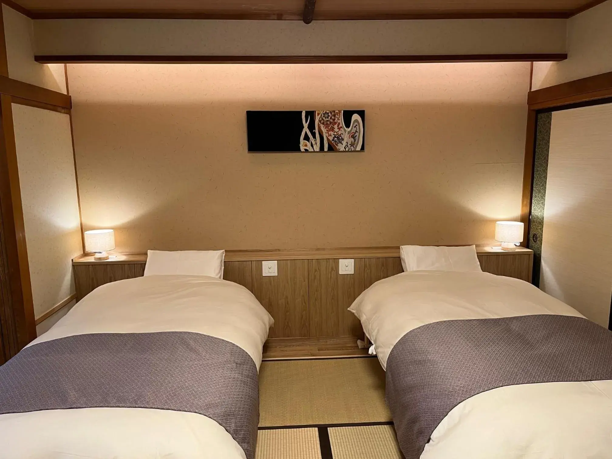 Twin Room with Shared Bathroom in Minakamisansou Twin Room with Shared Bathroom in Minakamisansou