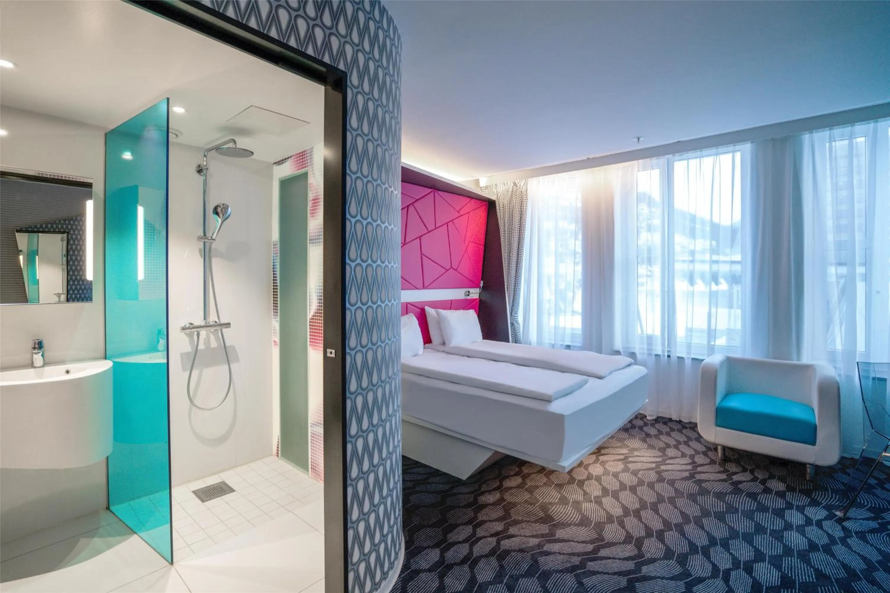 Bedroom, Bed in Prize by Radisson, Xhibition Bergen City