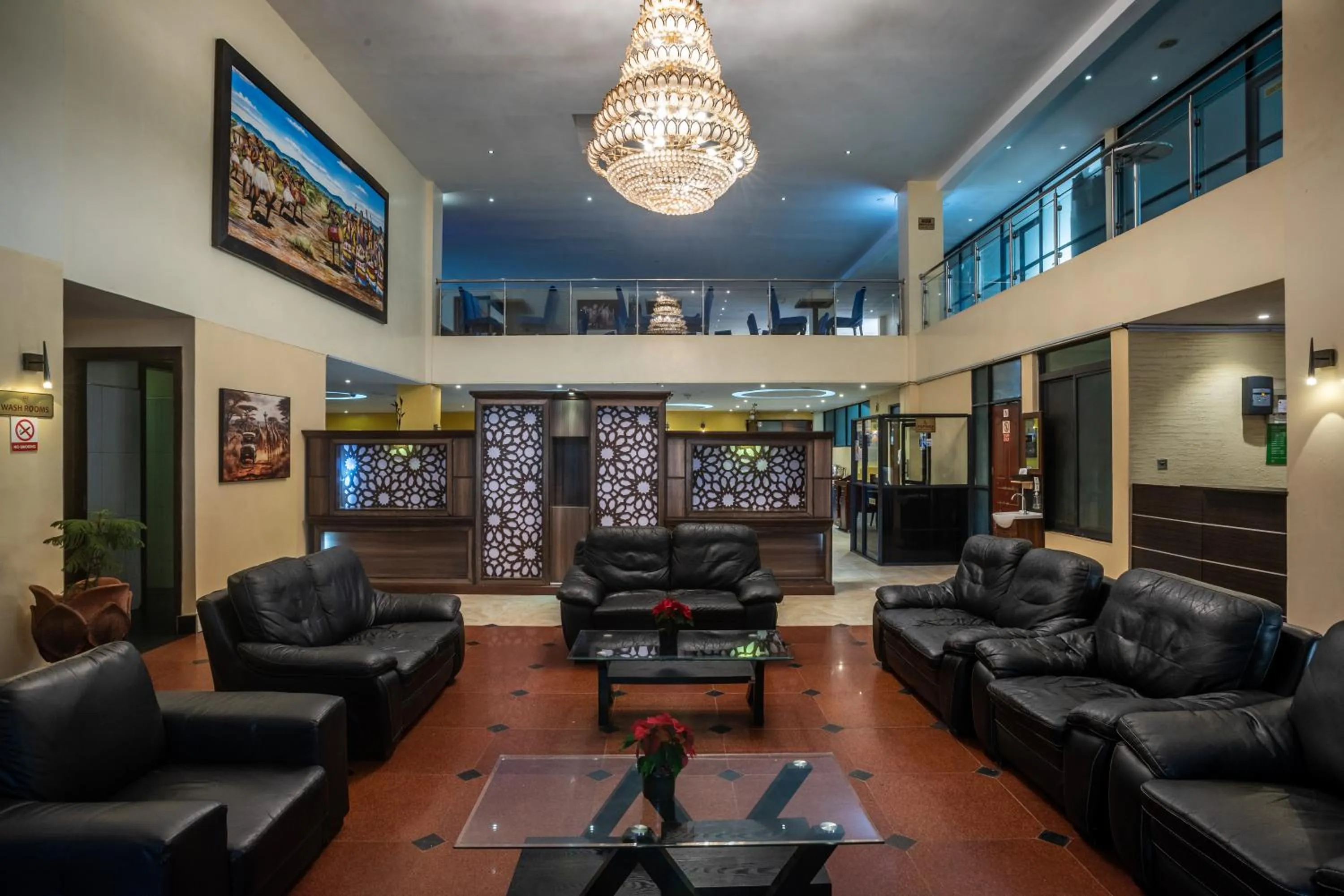 Seating area in Gelian Hotel