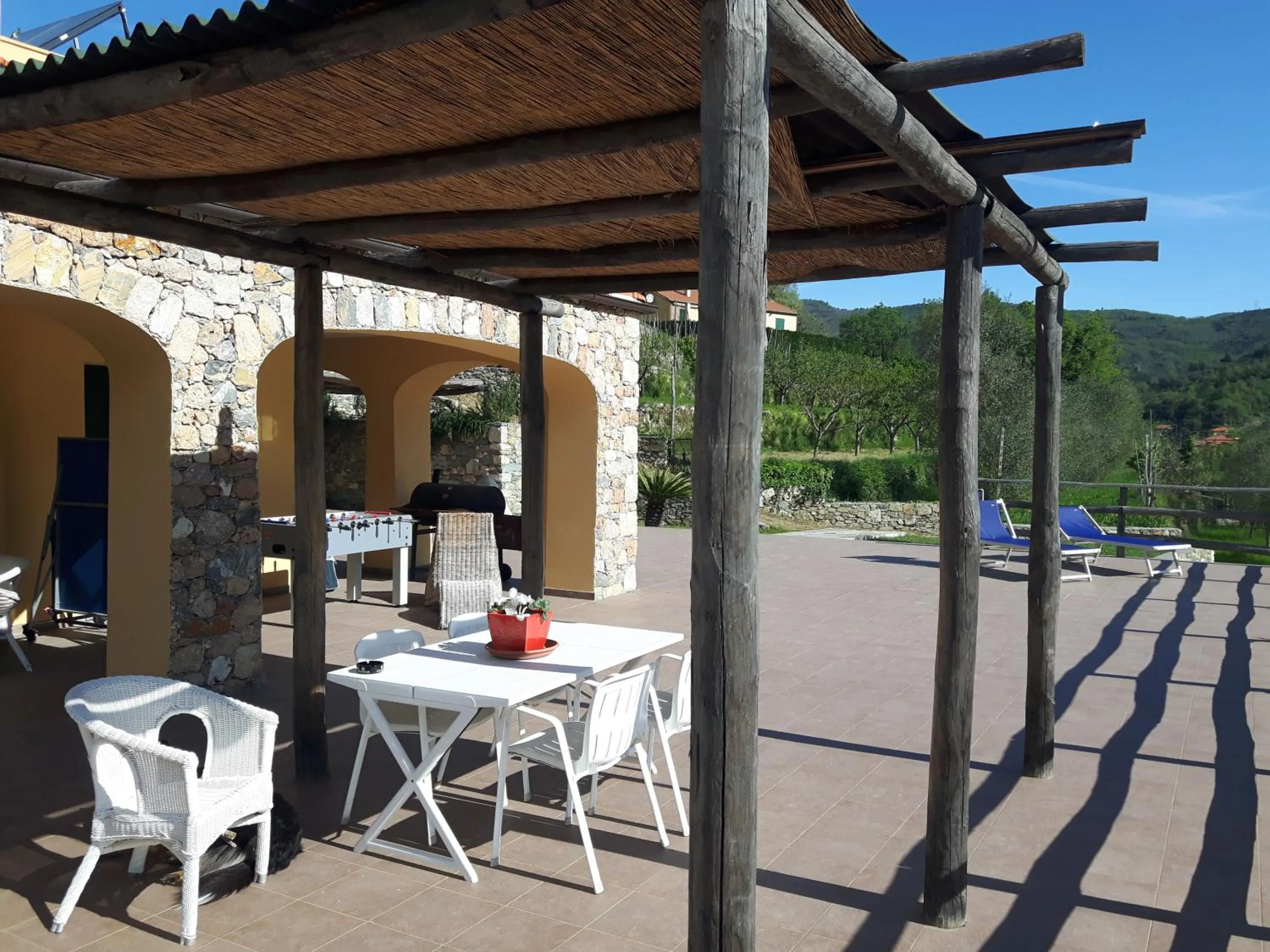 Balcony/Terrace in Ort holiday's time