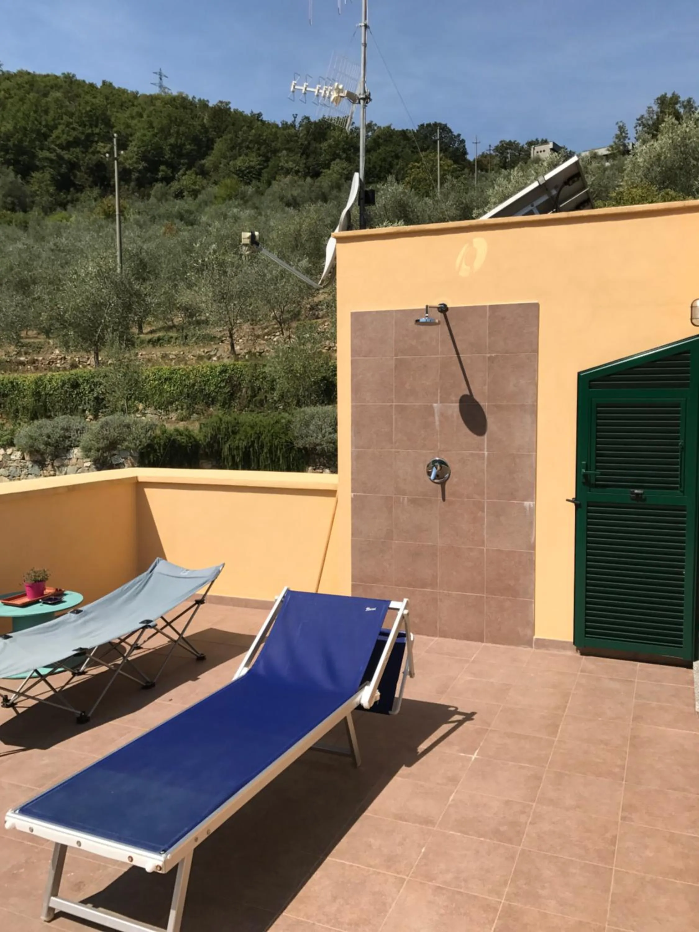 Balcony/Terrace in Ort holiday's time