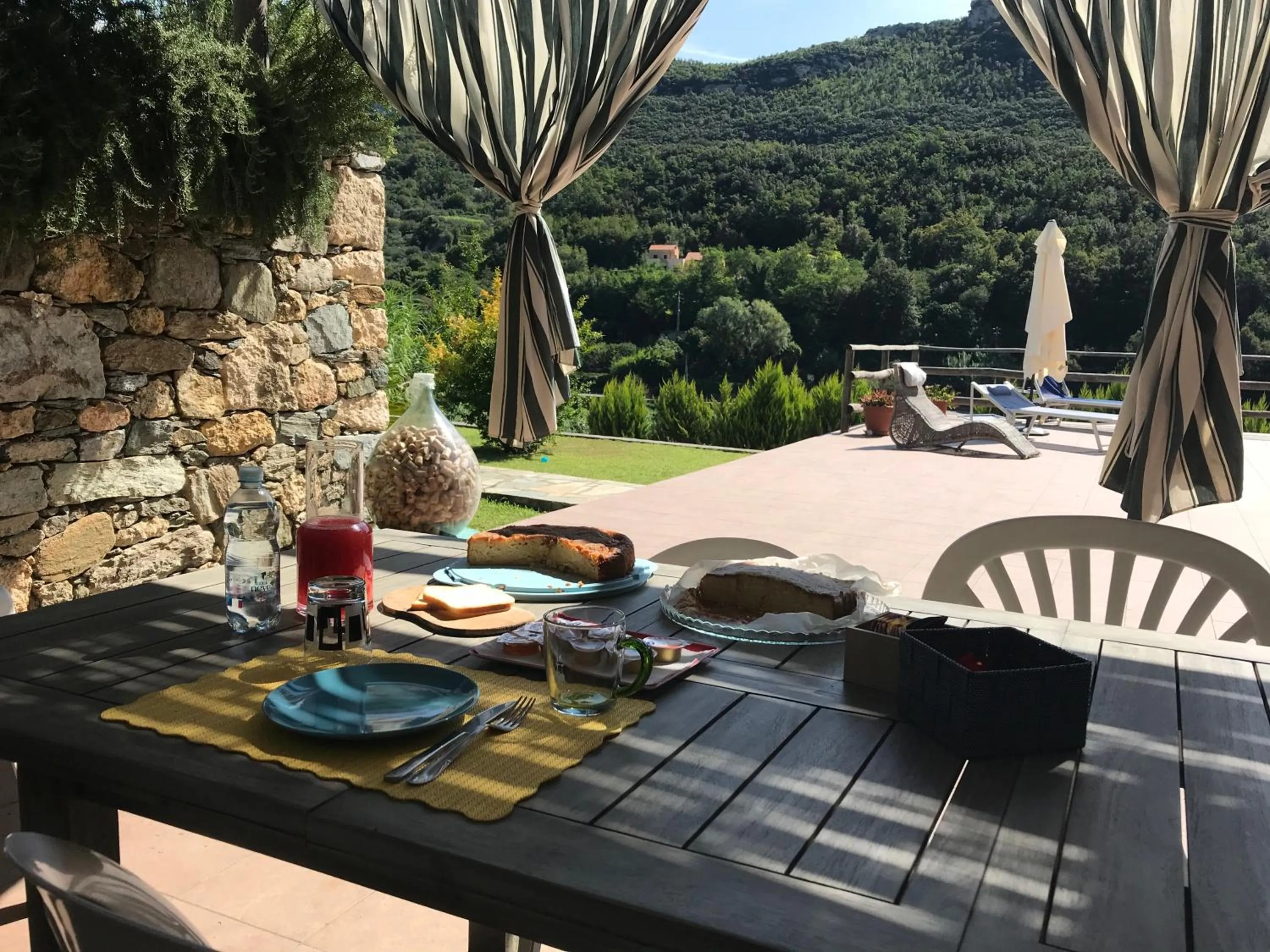 Patio in Ort holiday's time