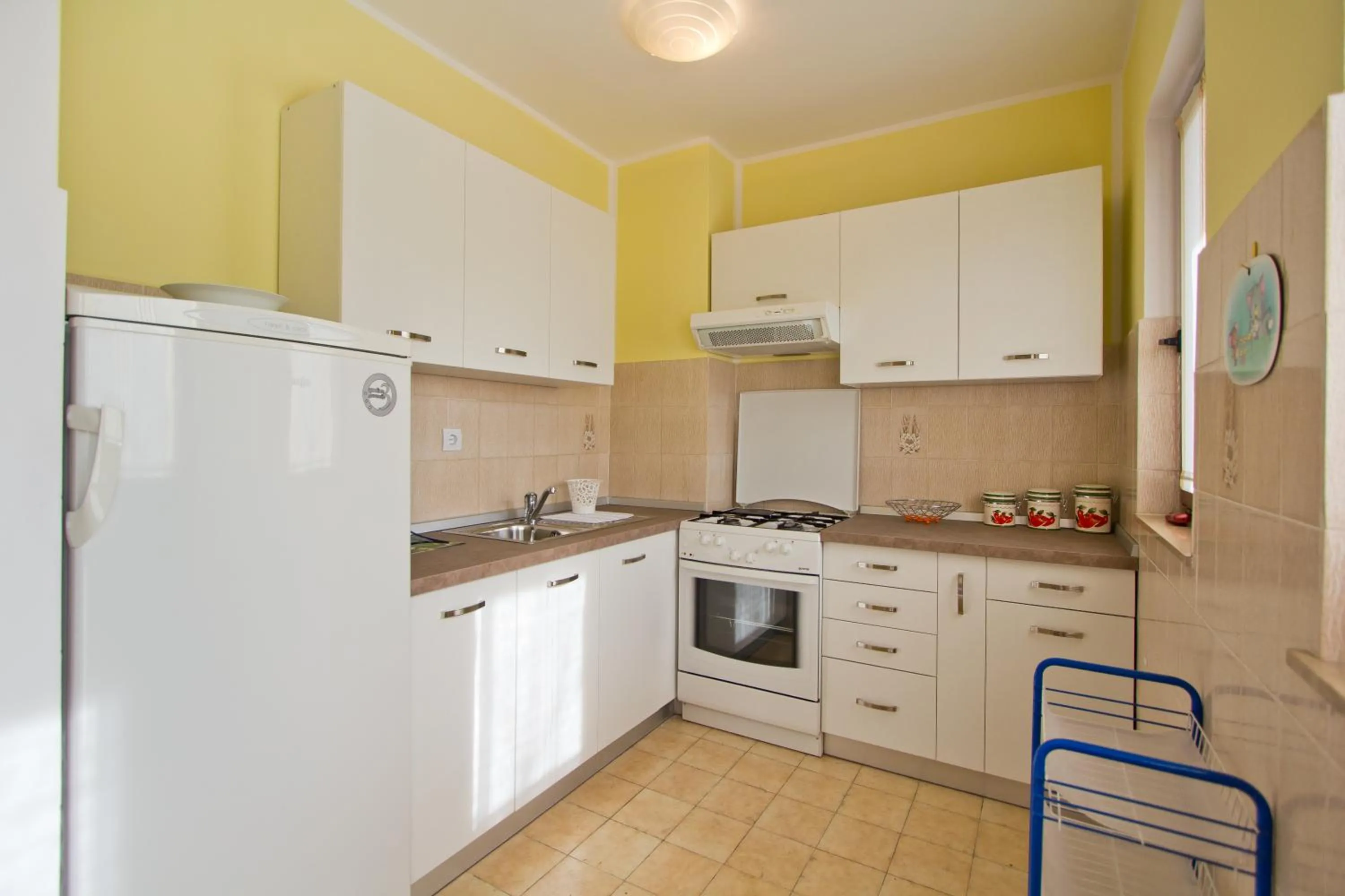 Kitchen or kitchenette in Apartments Davorka