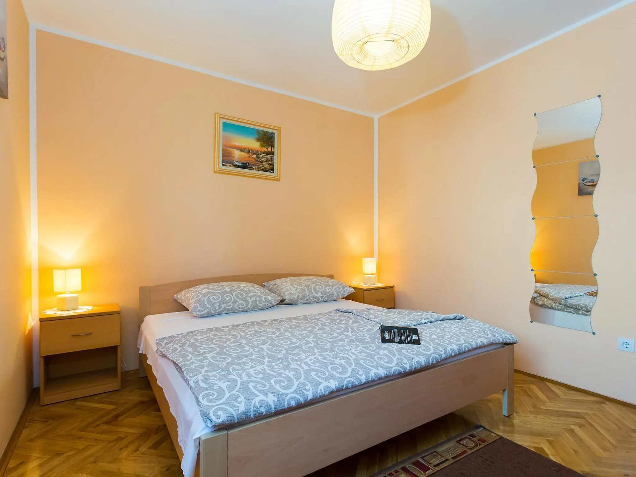 Bedroom, Bed in Apartments Davorka