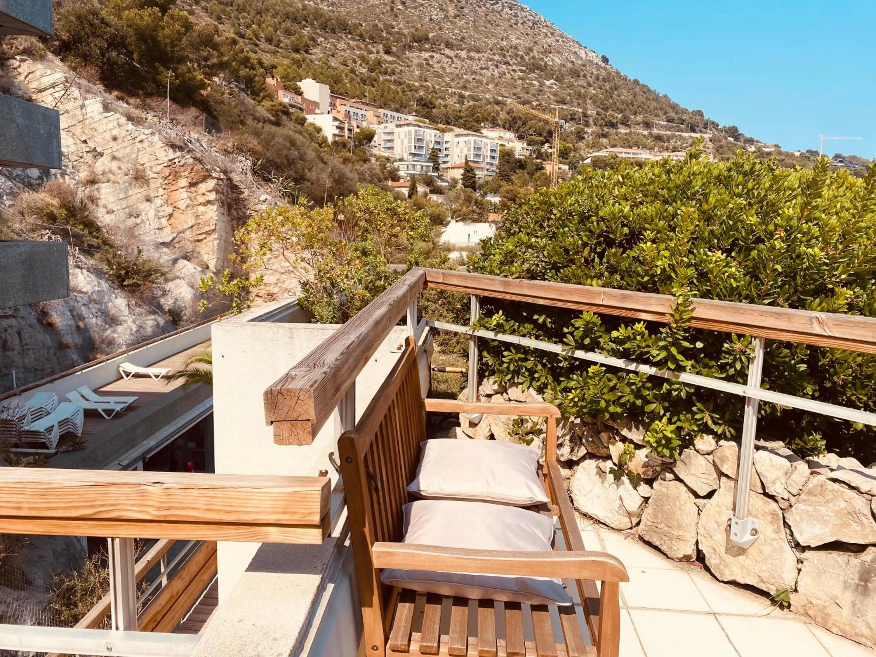 Balcony/Terrace in Sunny Home Costa Plana-Monaco -Cap D'Ail