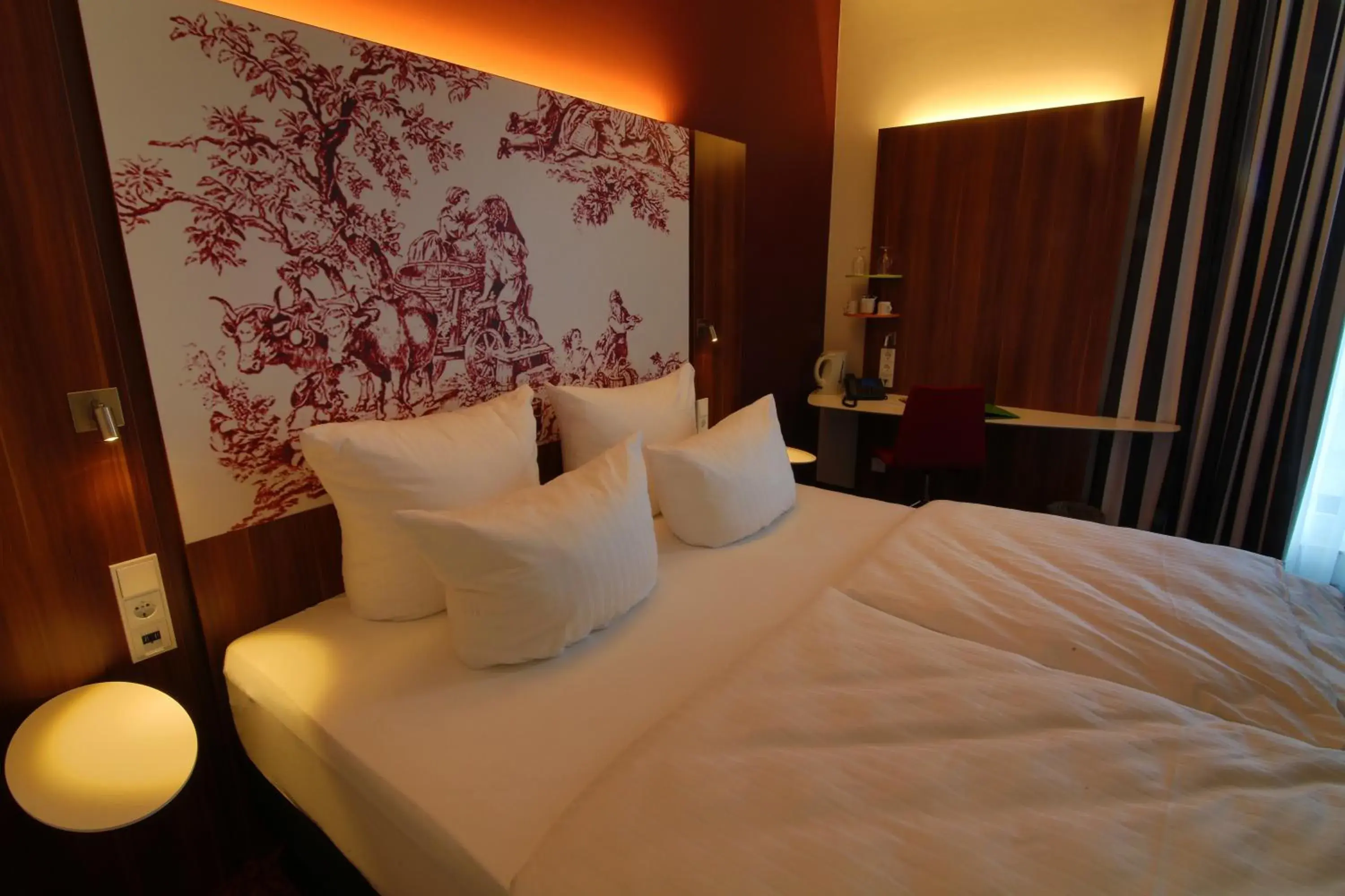 Bed in IBB Hotel Ingelheim Bed in IBB Hotel Ingelheim