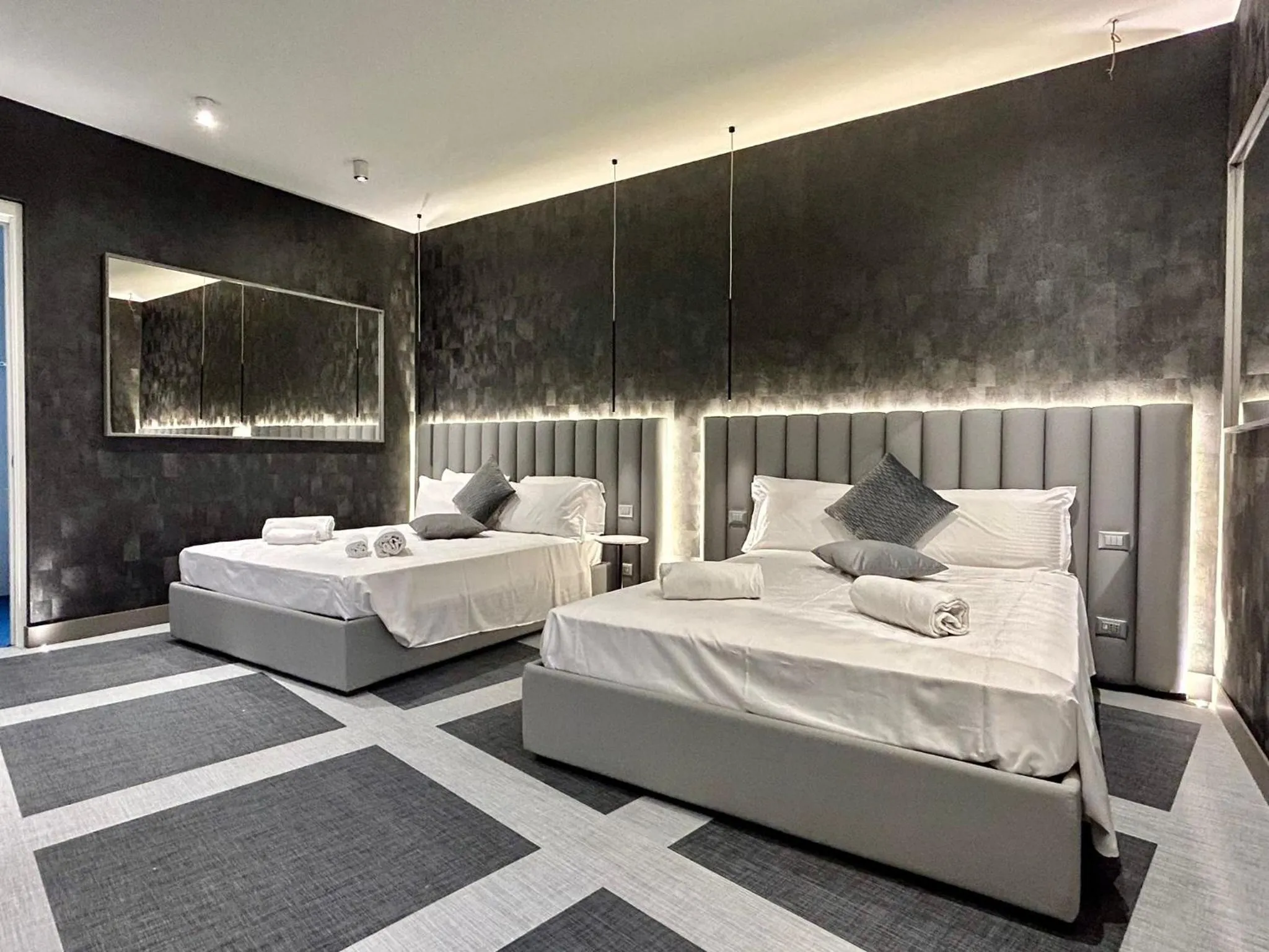 Bed in Private Luxury Suites