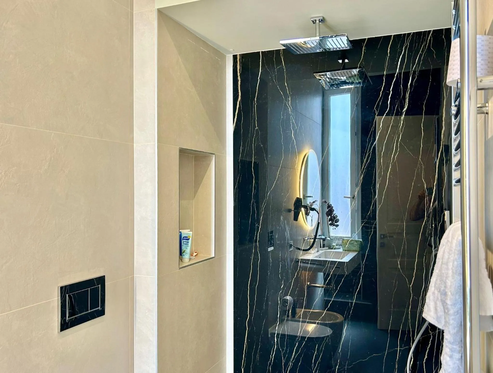 Shower in Private Luxury Suites