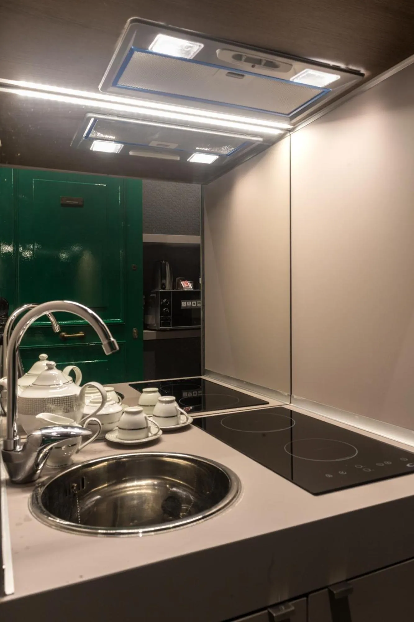 Kitchen or kitchenette in Private Luxury Suites