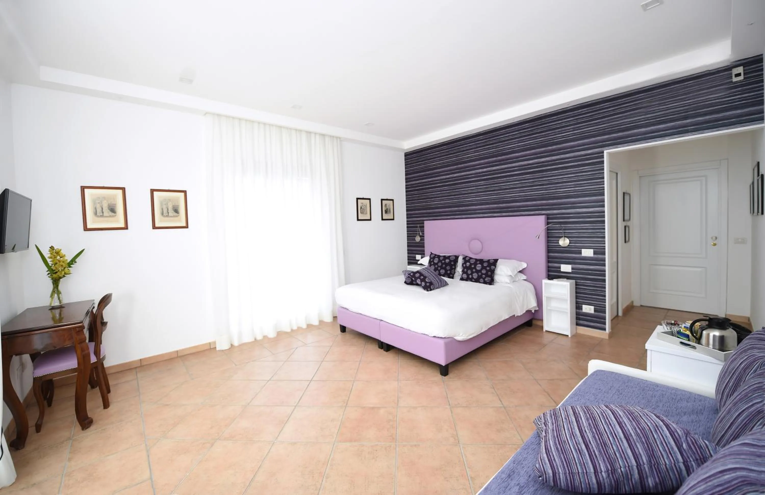 Quadruple Room with Sea View in Bella Sorrento B&B