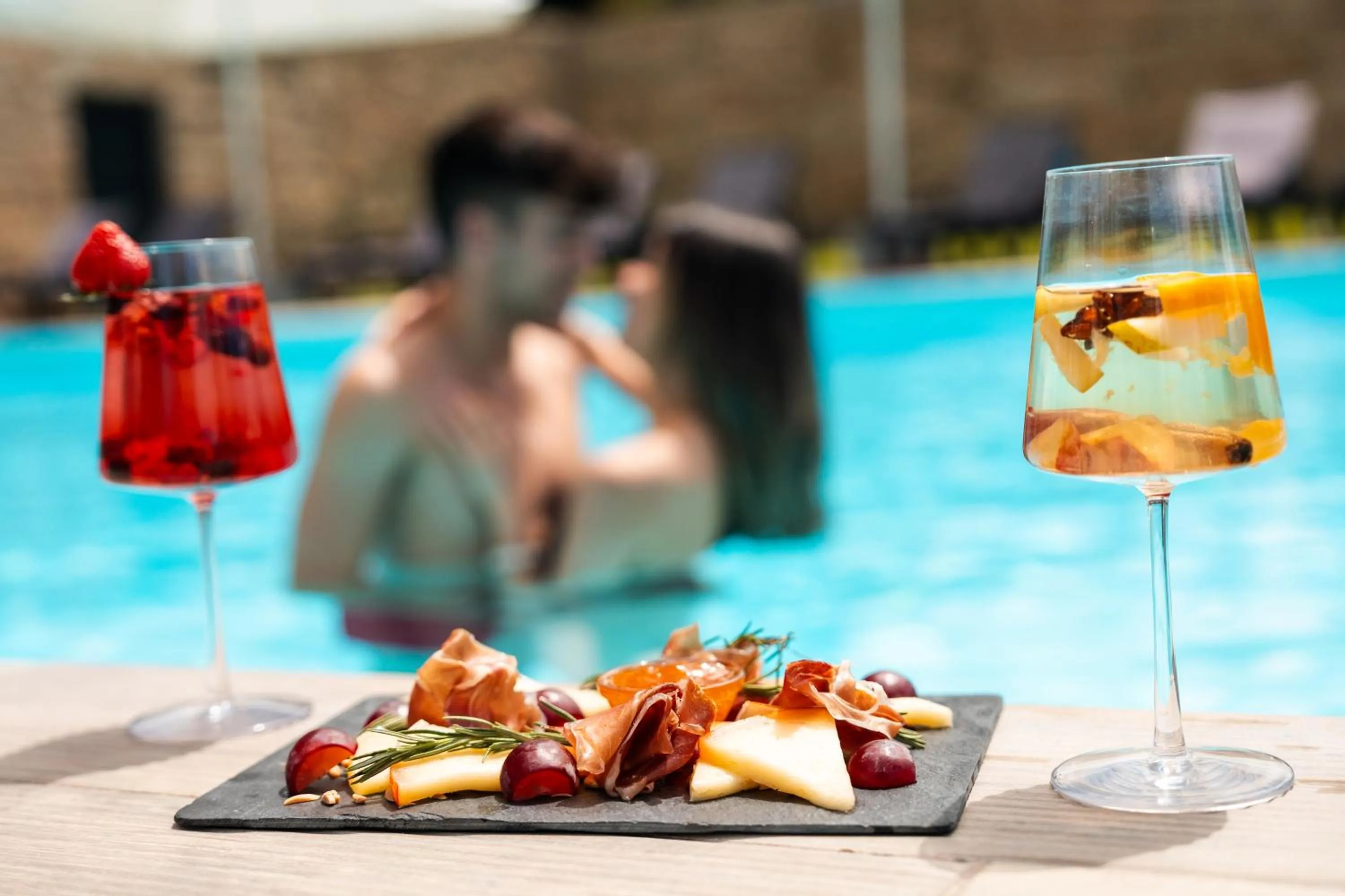 Swimming pool in Borralha Hotel, Restaurante & Spa