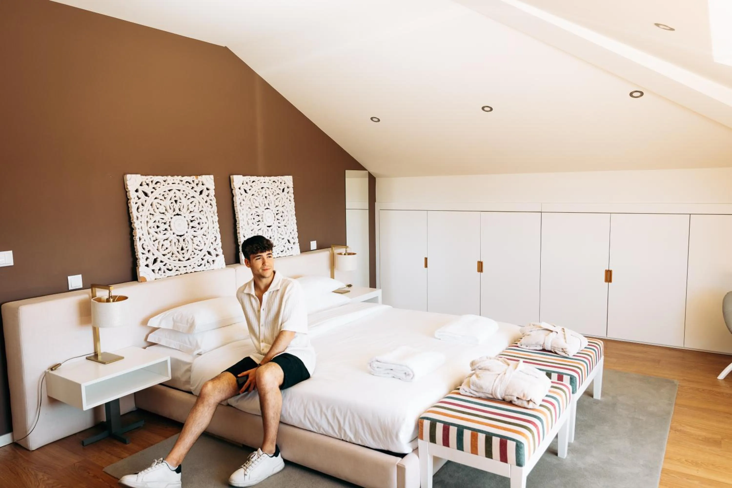 Bed in Borralha Hotel, Restaurante & Spa