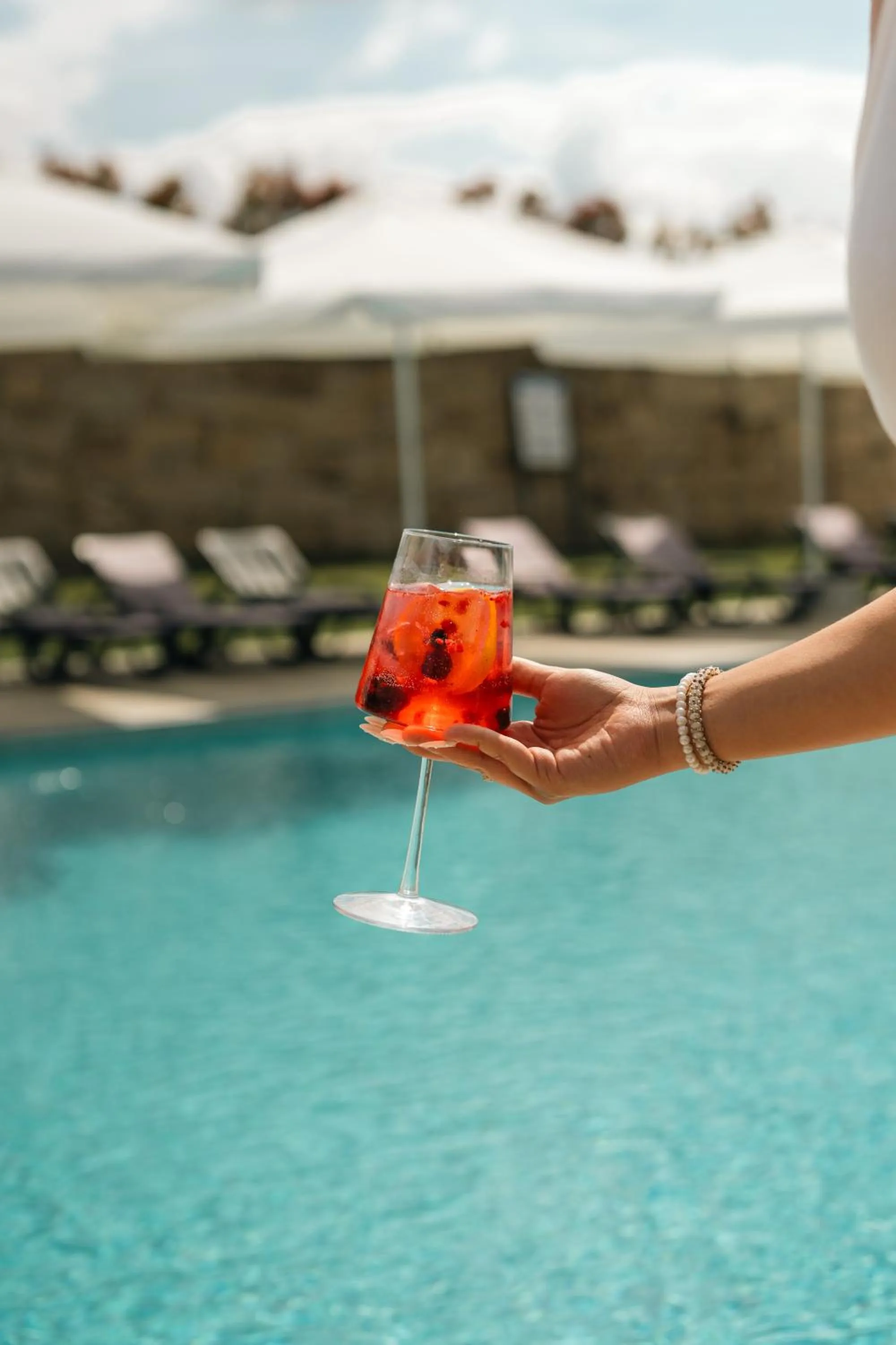 Swimming pool in Borralha Hotel, Restaurante & Spa