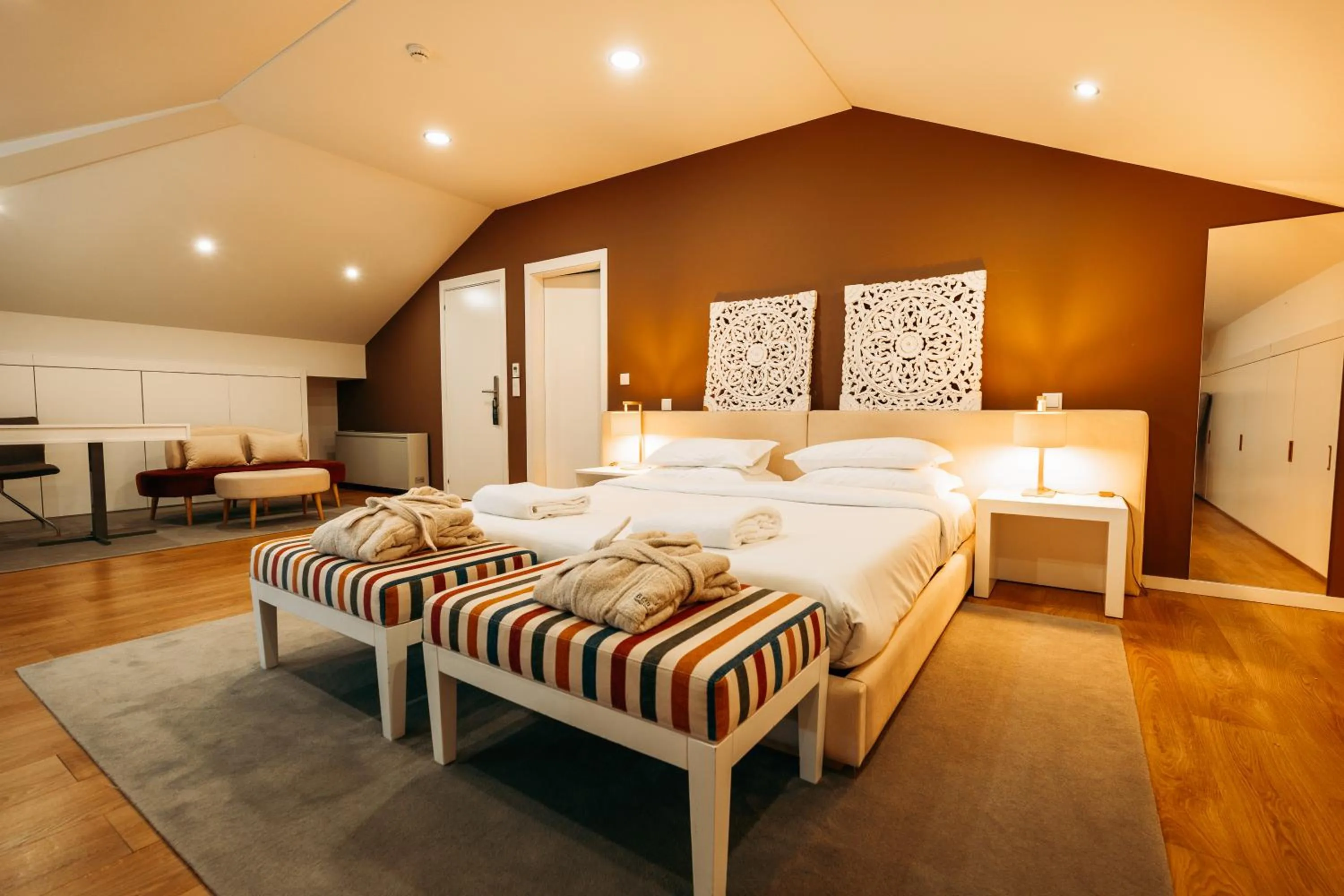 Bed in Borralha Hotel, Restaurante & Spa