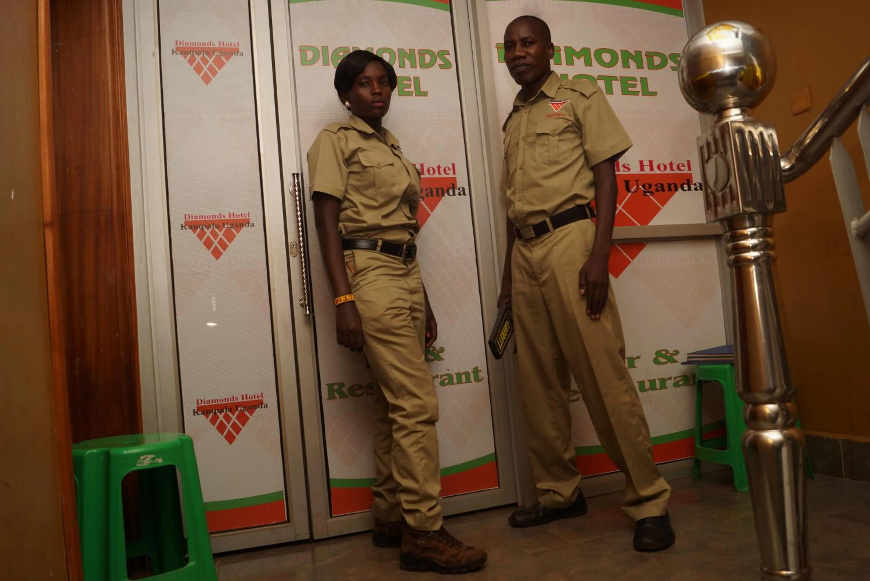 Staff in Diamonds Hotel Kampala