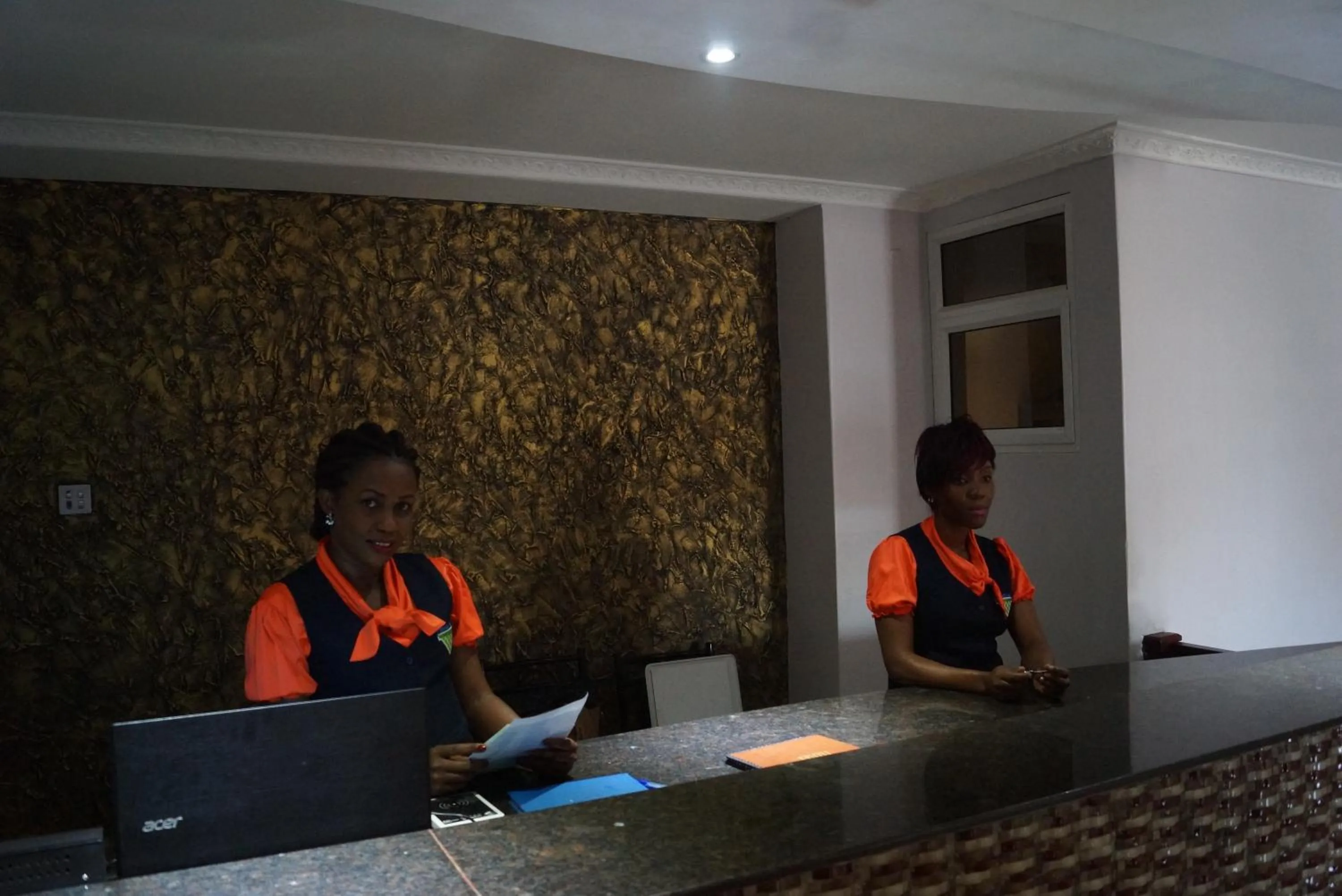 Staff in Diamonds Hotel Kampala