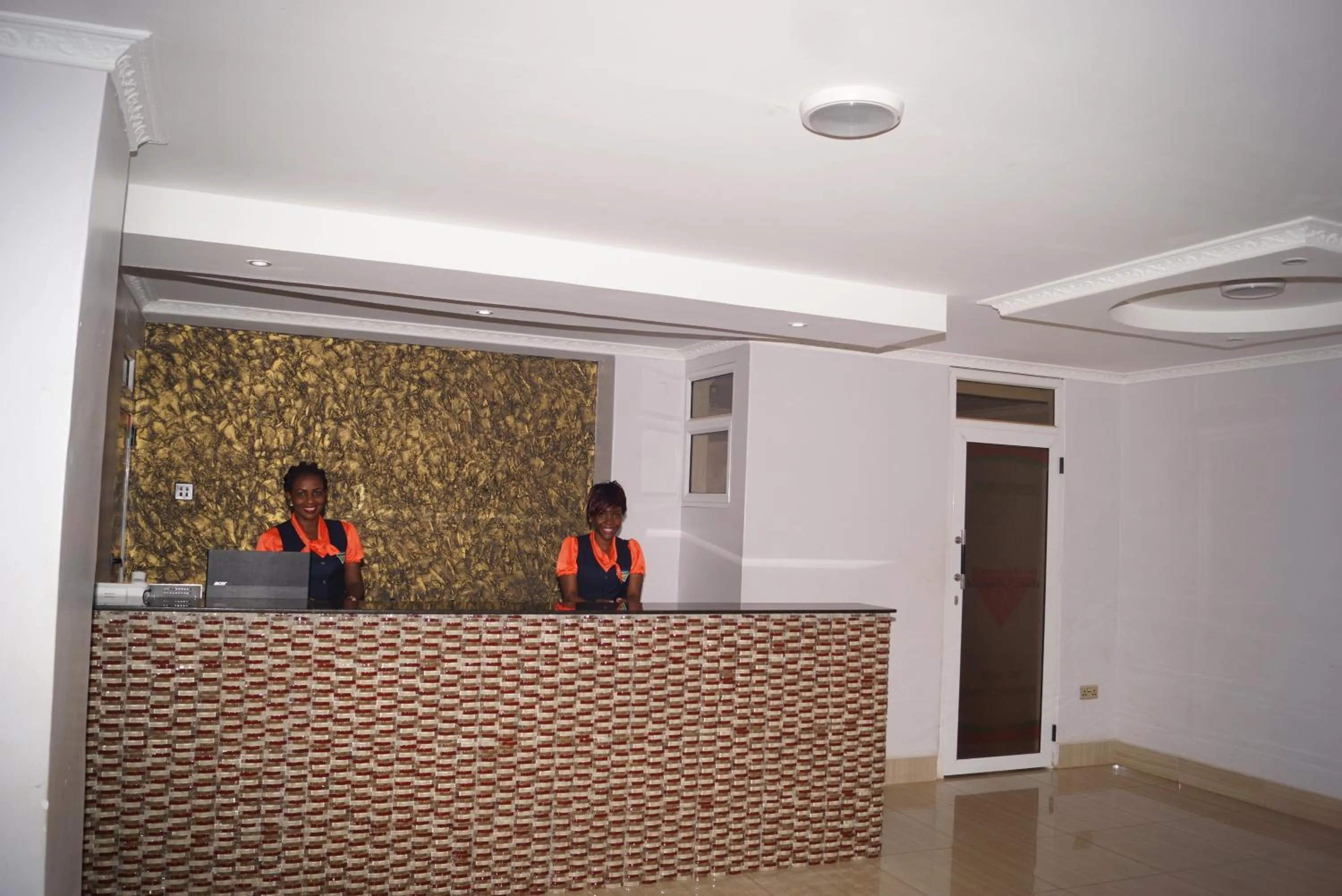 Lobby or reception in Diamonds Hotel Kampala