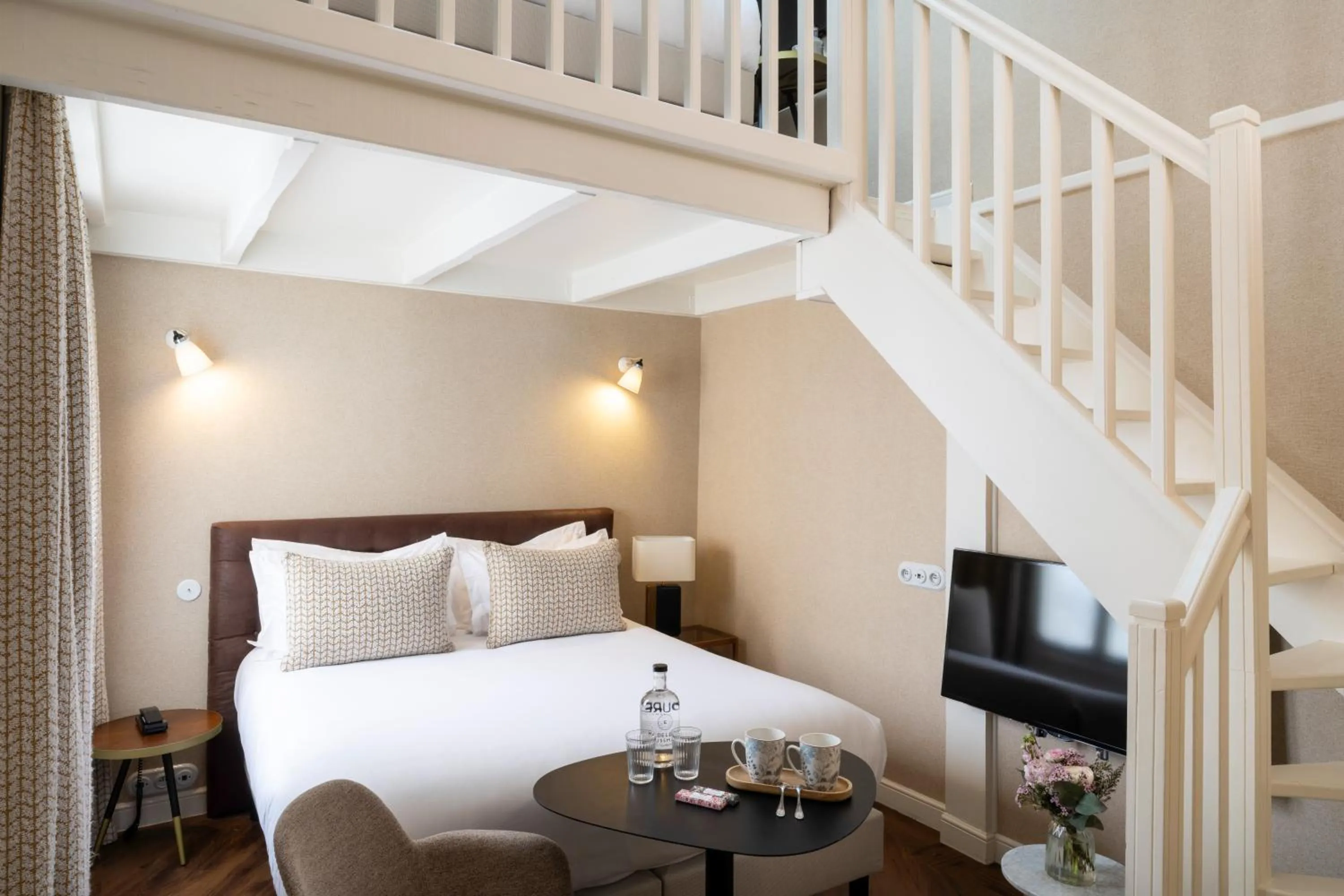 Photo of the whole room, Bed in Hôtel Madeleine Haussmann