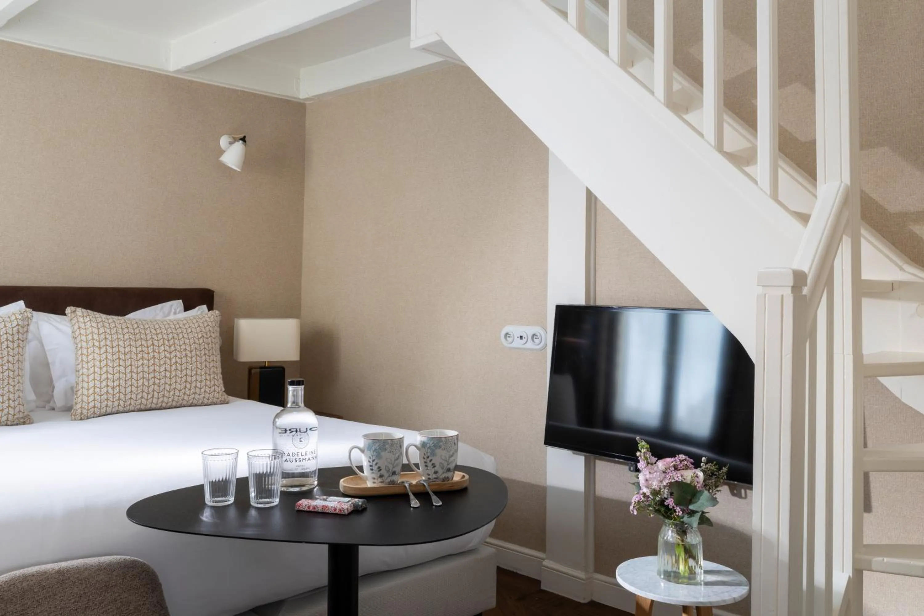 Photo of the whole room, Bed in Hôtel Madeleine Haussmann