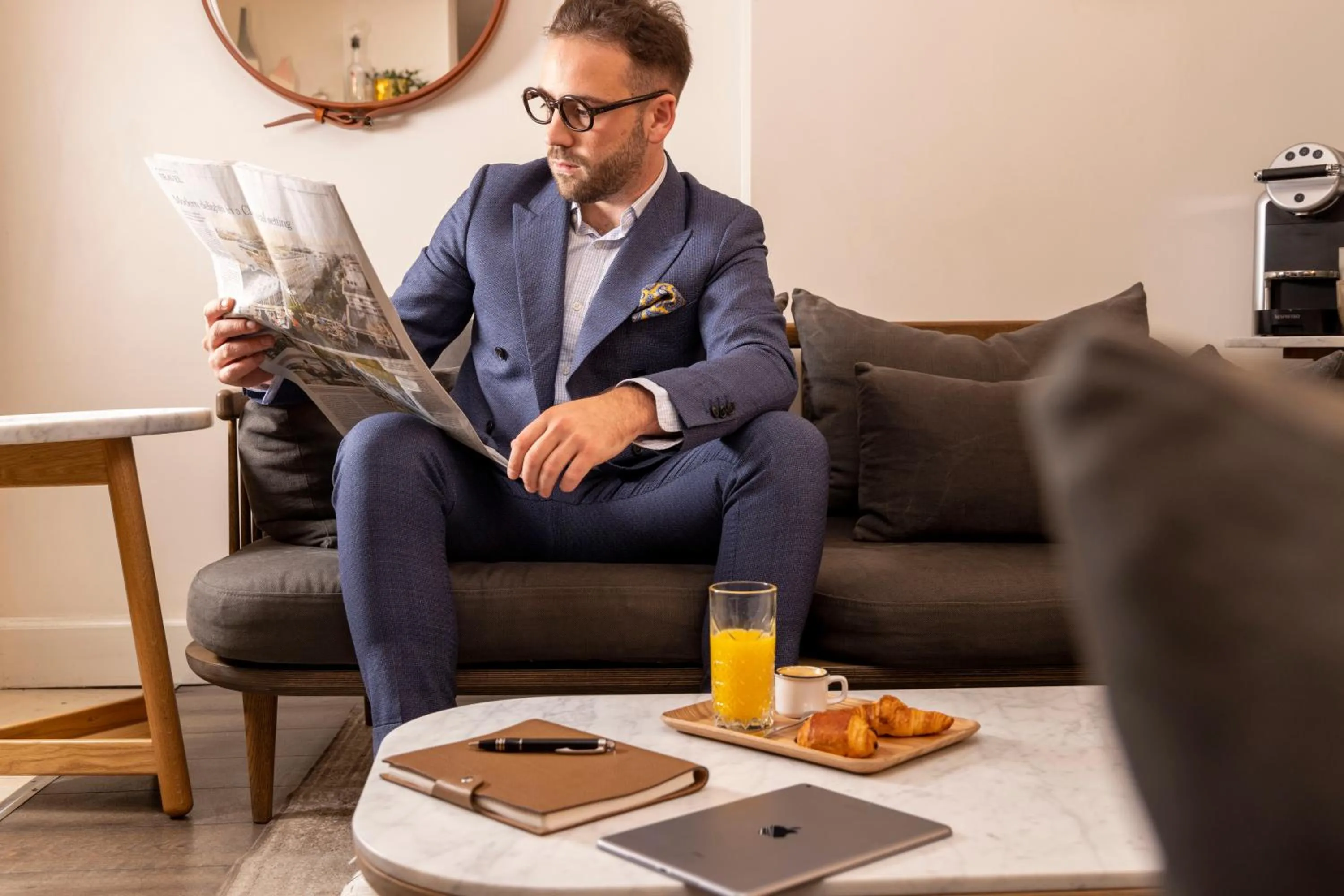 Living room in Hôtel Madeleine Haussmann