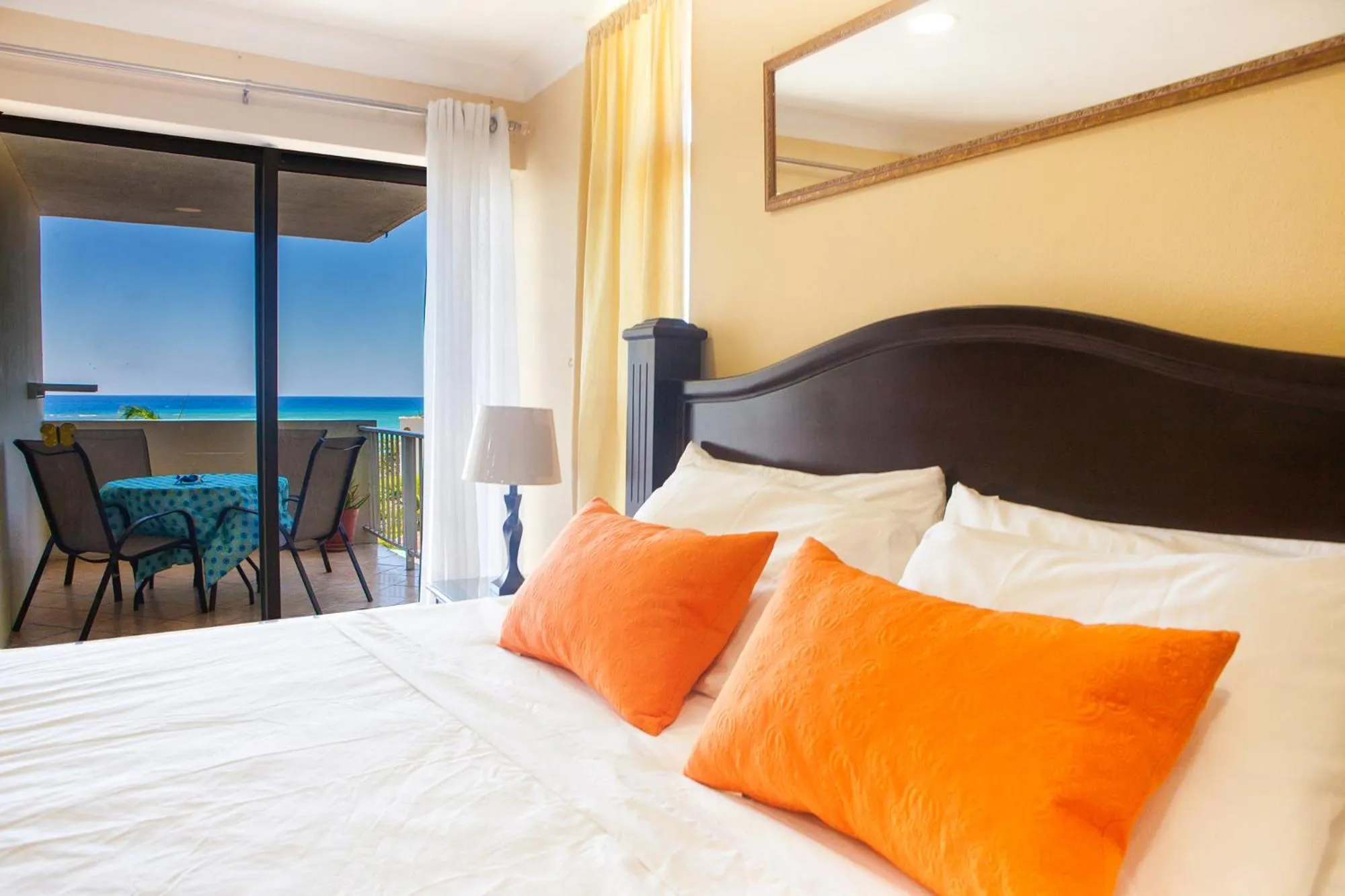 Bed in Montego Bay Club Apartments