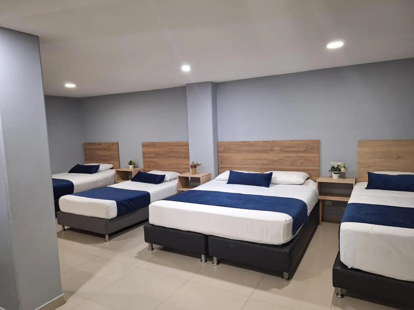 Bed in Hotel Suramericana